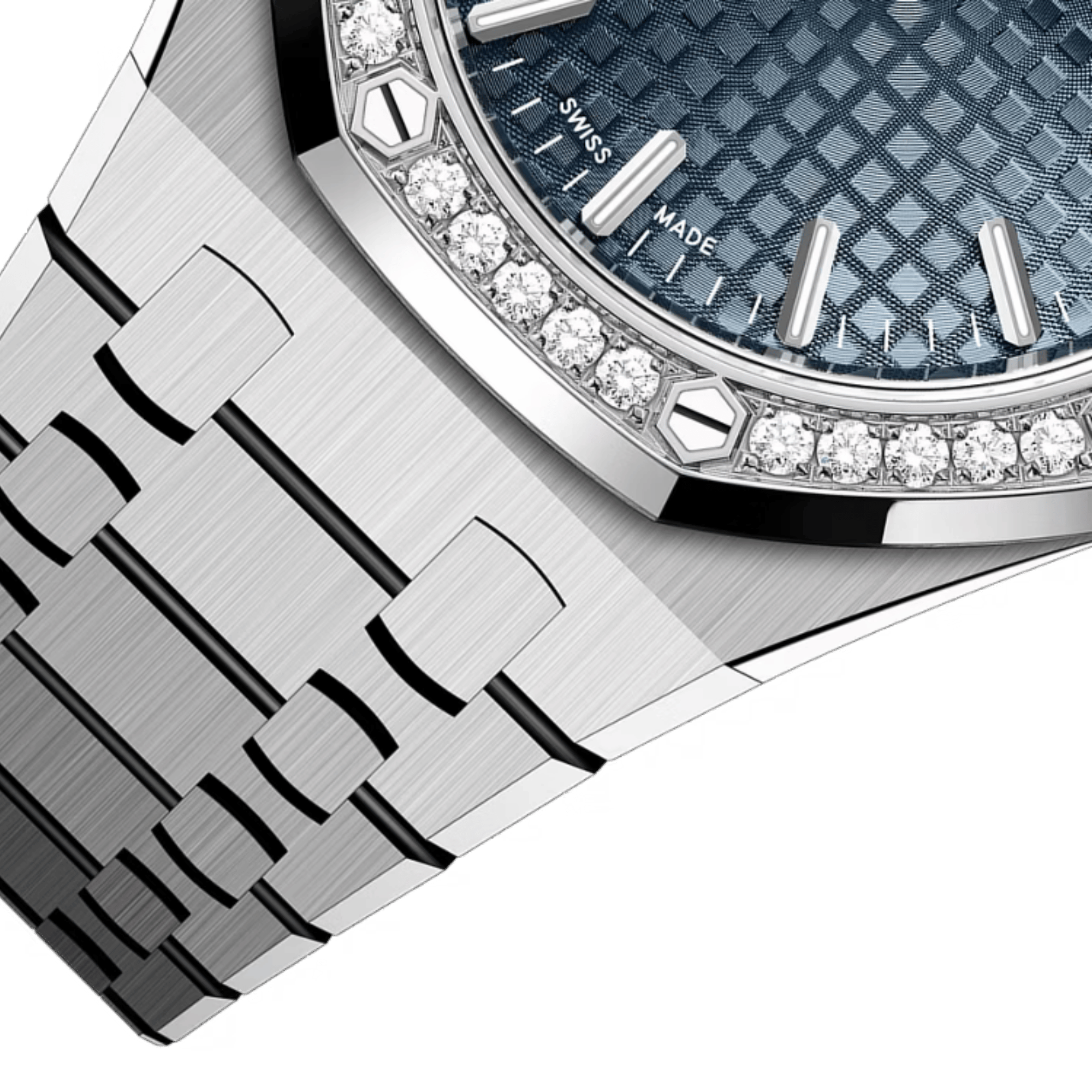 Royal Oak Steel Diamond Blue Dial 34mm Product Image 4