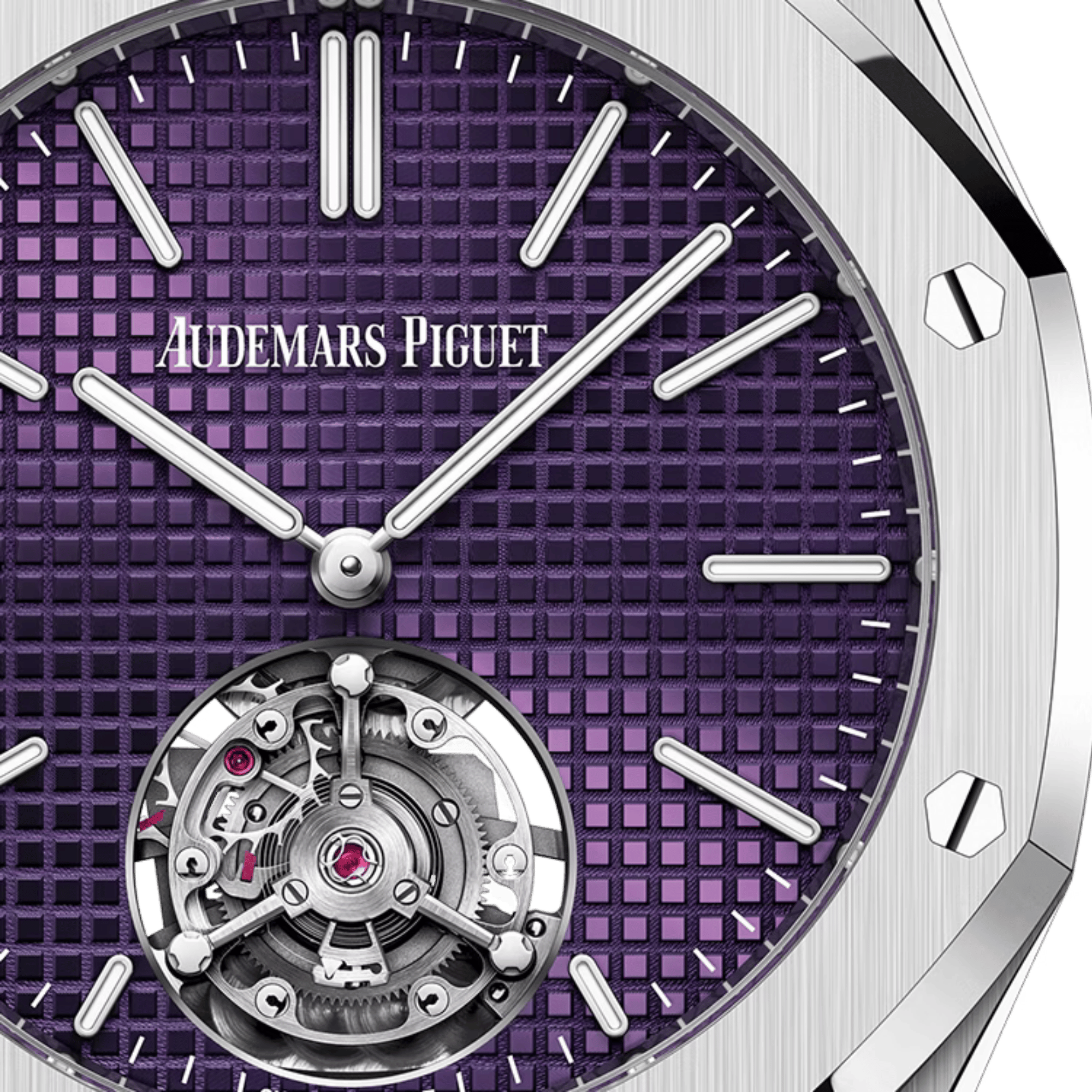 Royal Oak Flying Tourbillon Extra-Thin RD#3 Steel Purple Dial 37mm Product Image 3