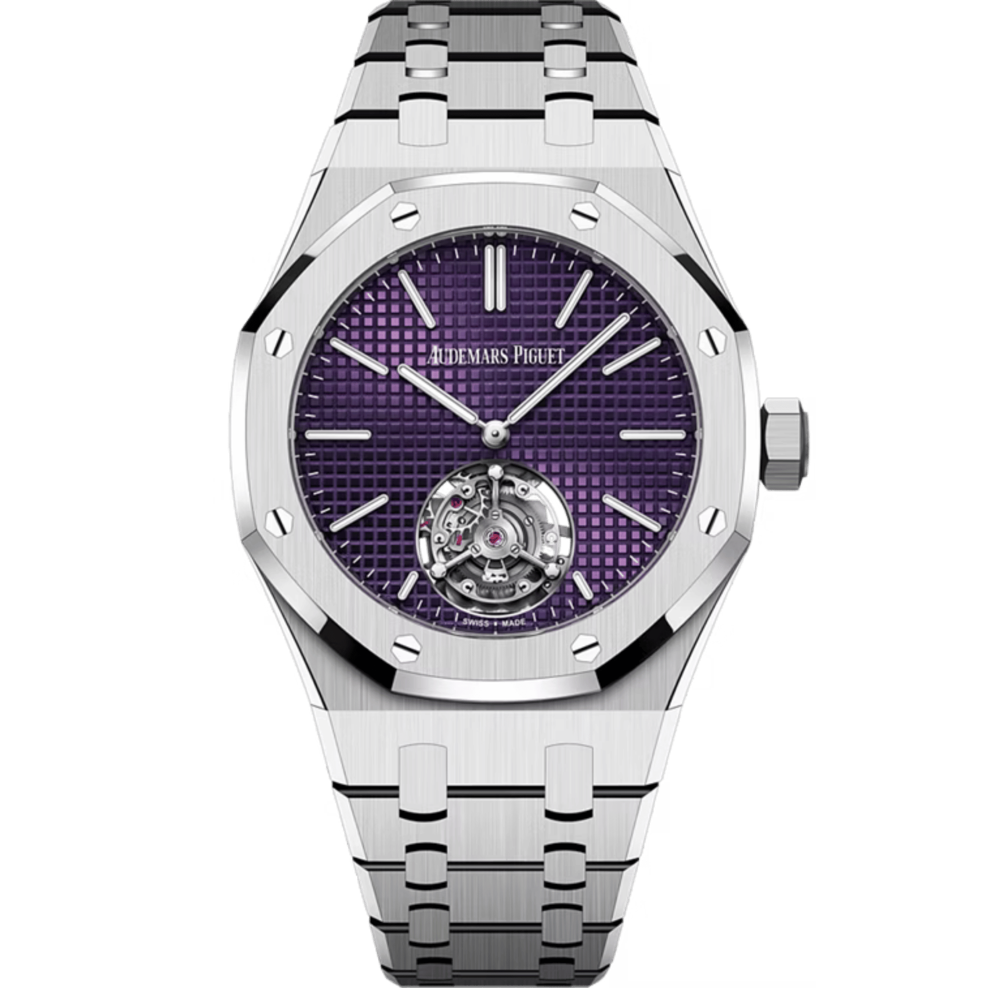 Royal Oak Flying Tourbillon Extra-Thin RD#3 Steel Purple Dial 37mm Product Image 6