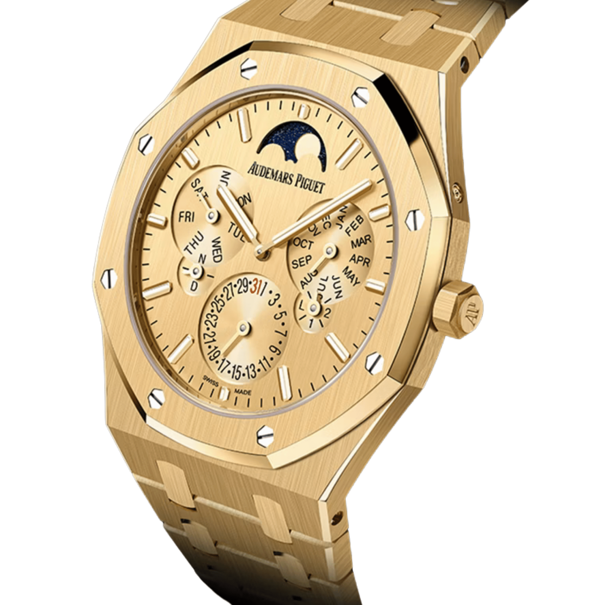 Royal Oak Perpetual Calendar Ultra-Thin Limited Edition Yellow Gold Gold Dial 41mm Product Image 1