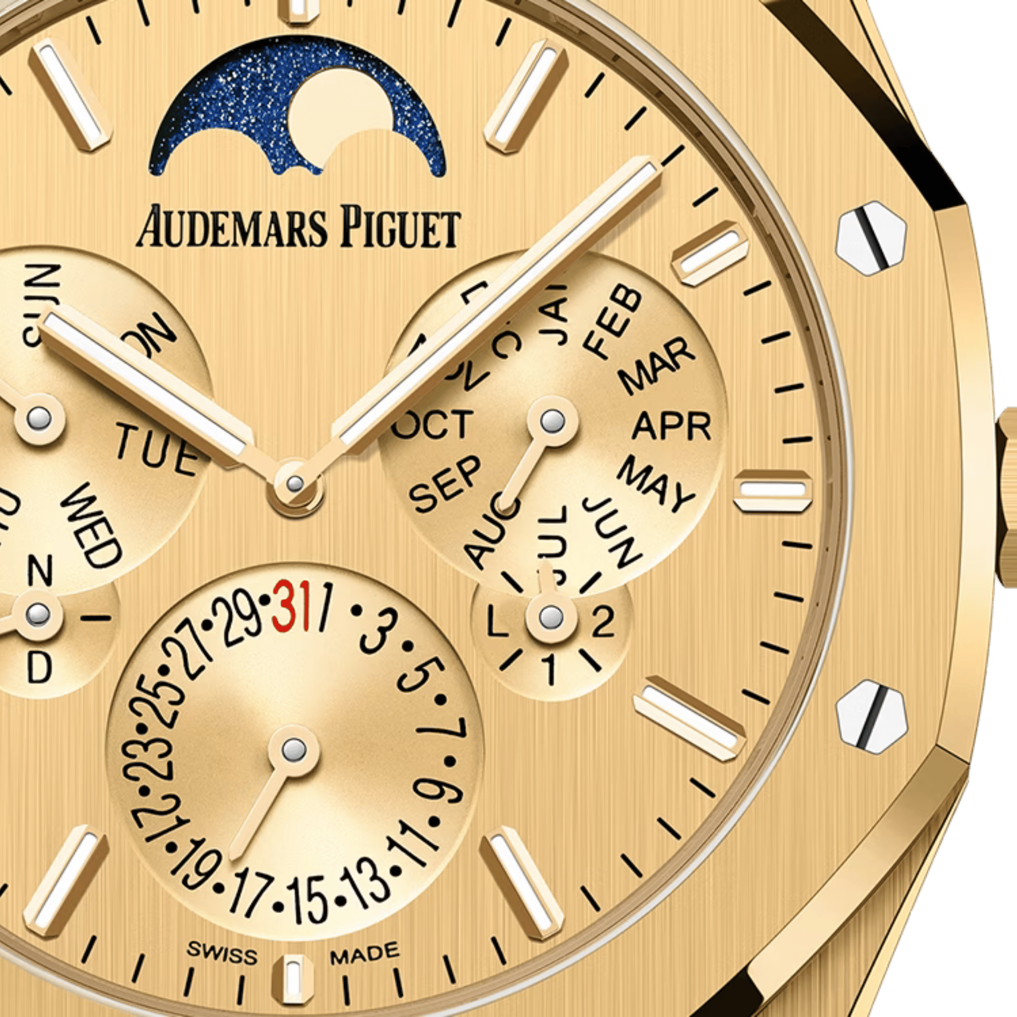Royal Oak Perpetual Calendar Ultra-Thin Limited Edition Yellow Gold Gold Dial 41mm Product Image 3