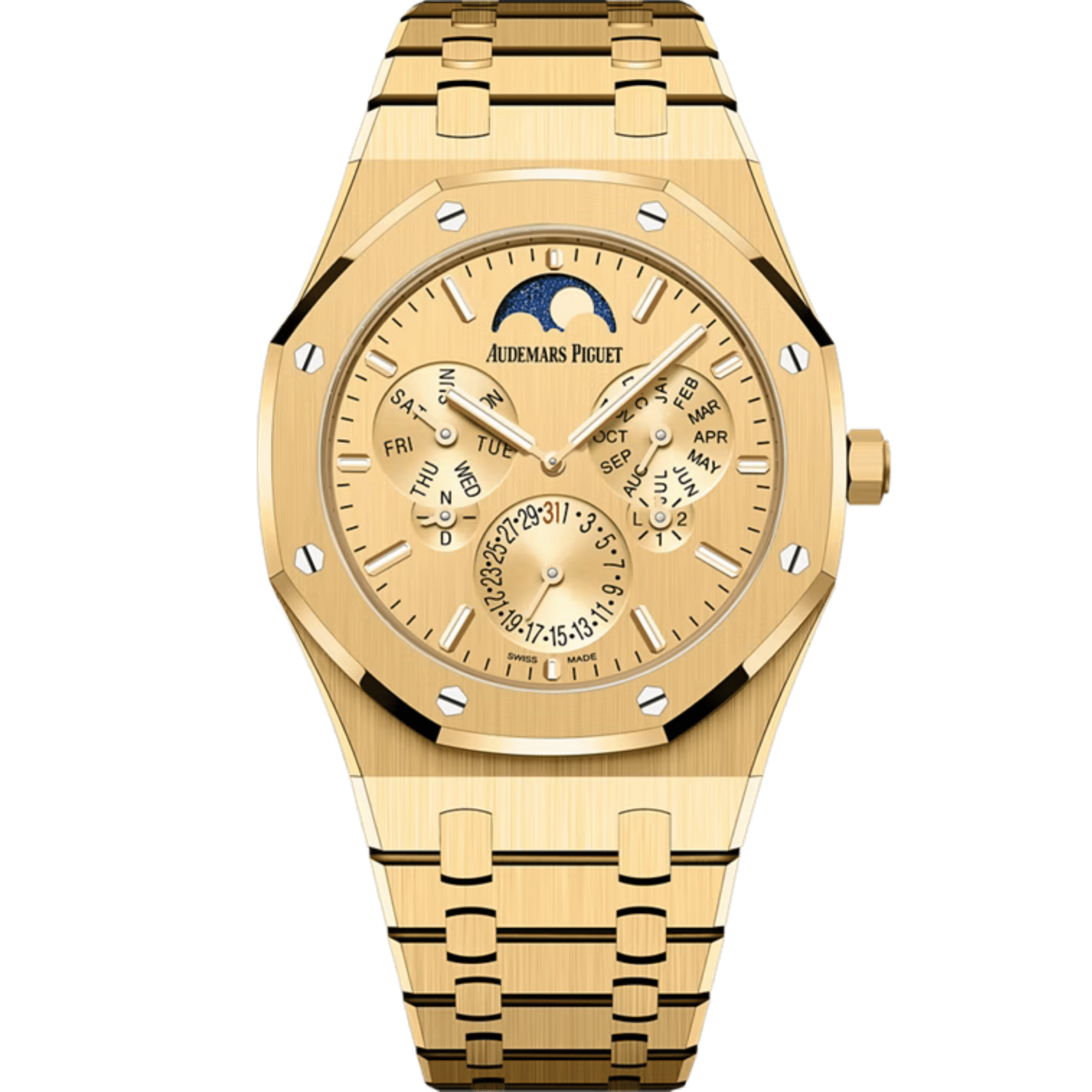 Royal Oak Perpetual Calendar Ultra-Thin Limited Edition Yellow Gold Gold Dial 41mm Product Image 6