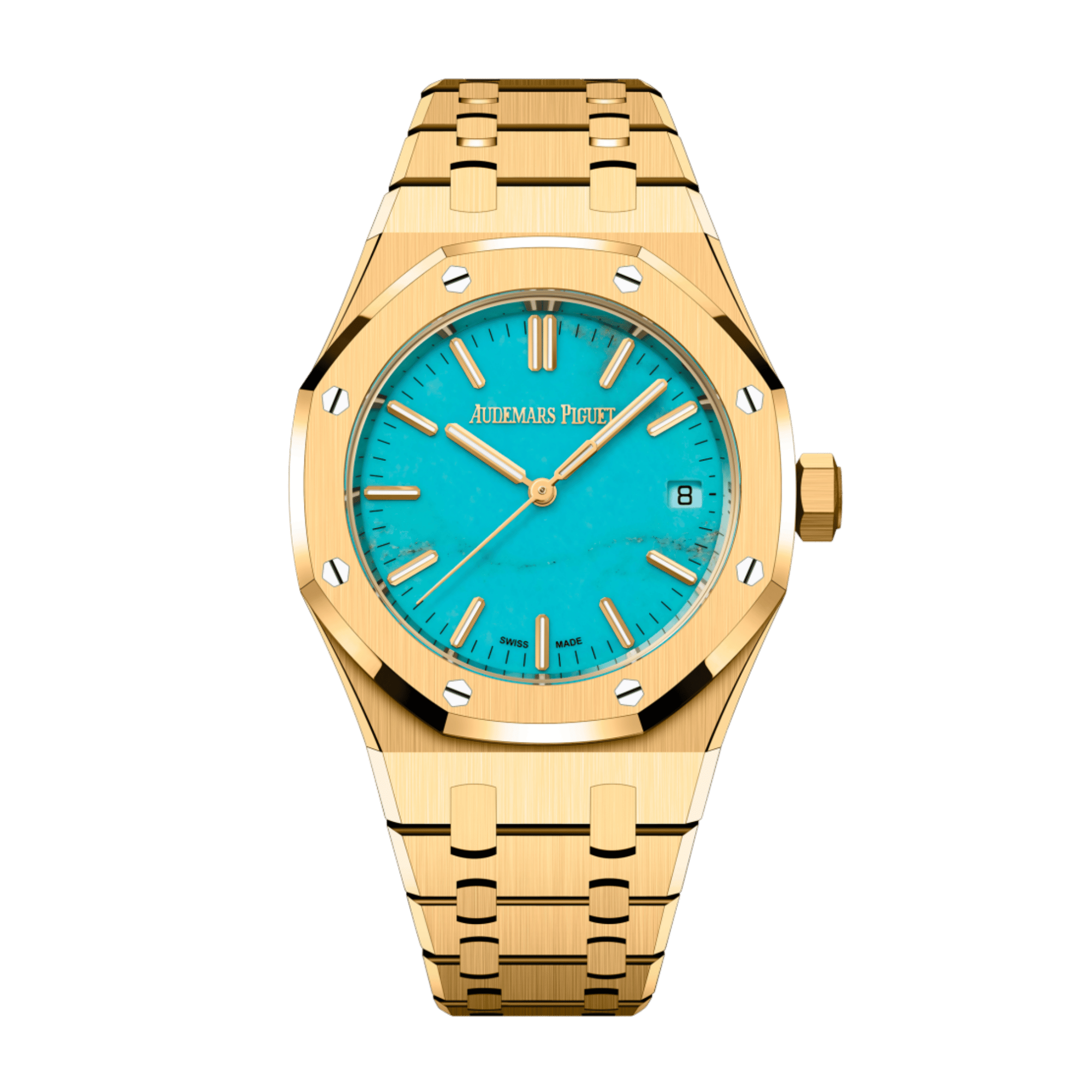 Royal Oak Yellow Gold Turquoise Dial 37mm Product Image
