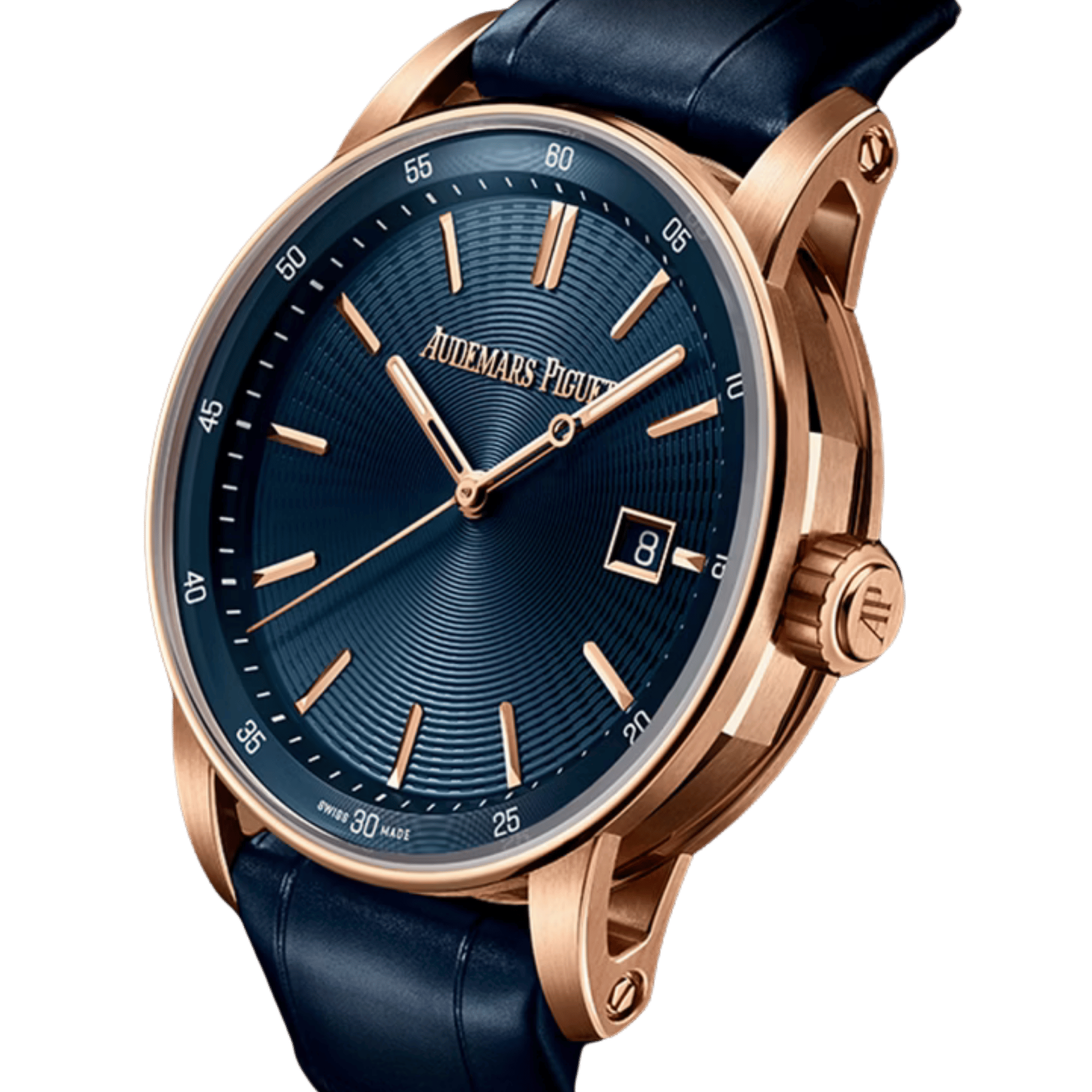 Code 11.59 Rose Gold Blue Dial 41mm Product Image 1