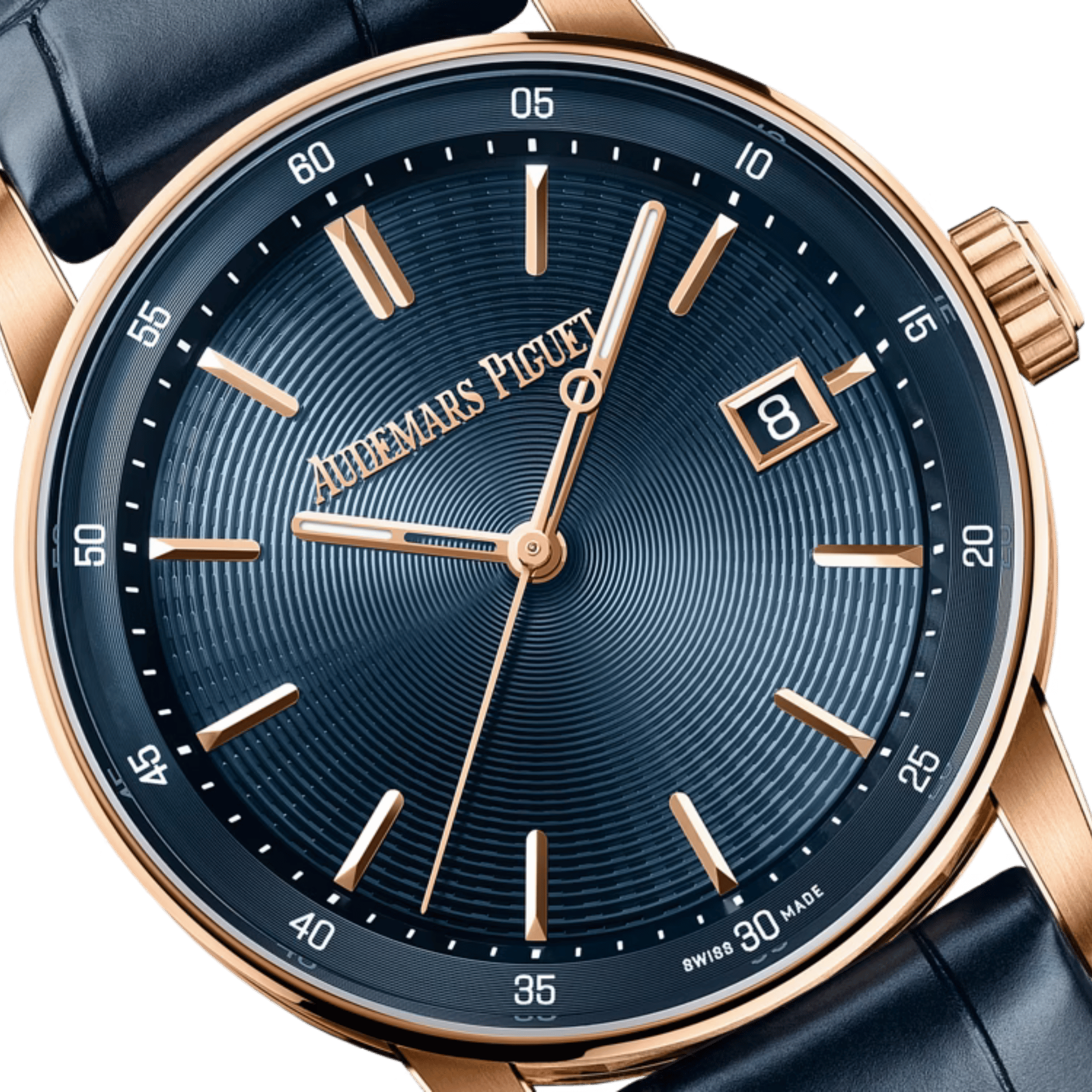 Code 11.59 Rose Gold Blue Dial 41mm Product Image 3