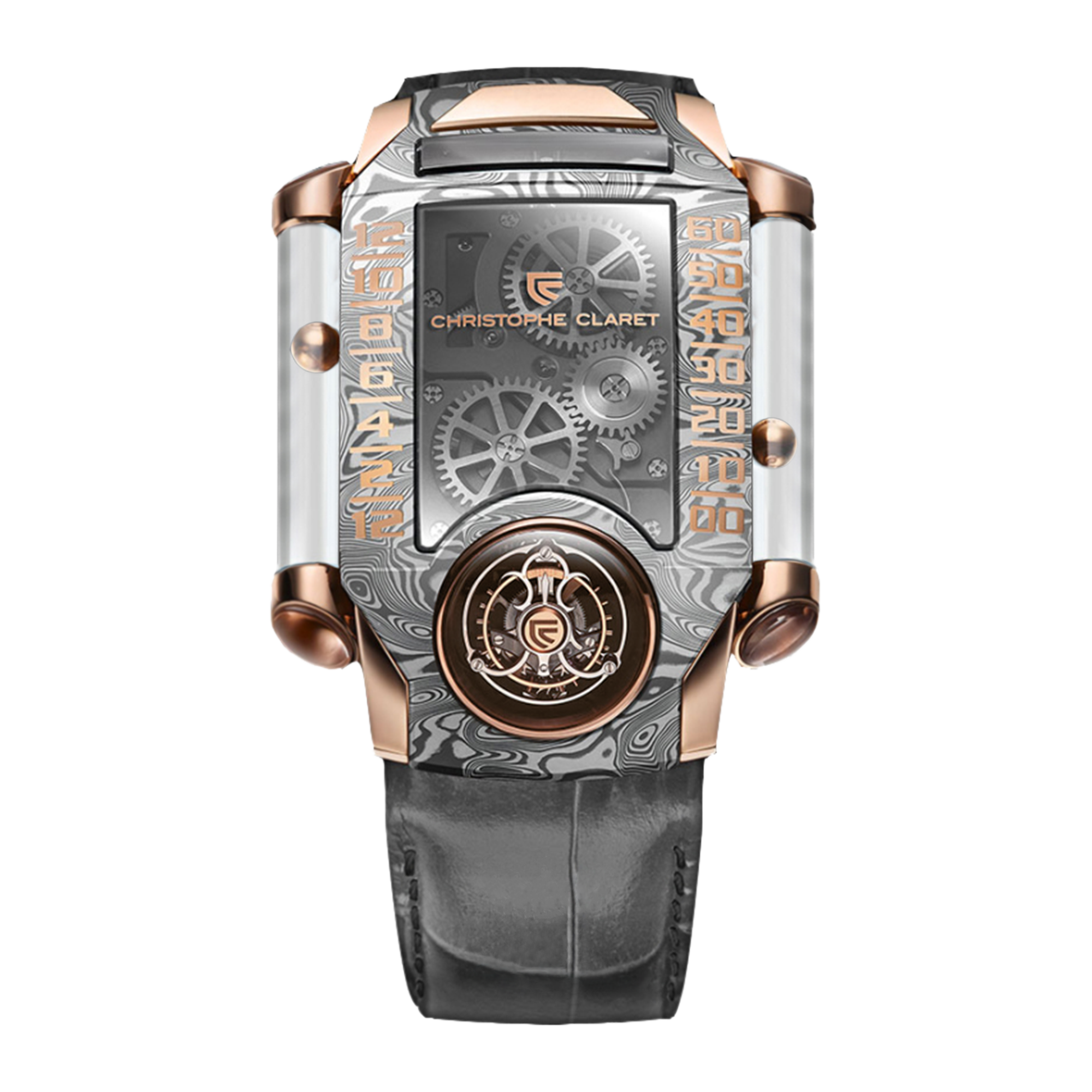 X-Trem 1 Tourbillon Damascus Steel Skeleton Dial 40mm Product Image