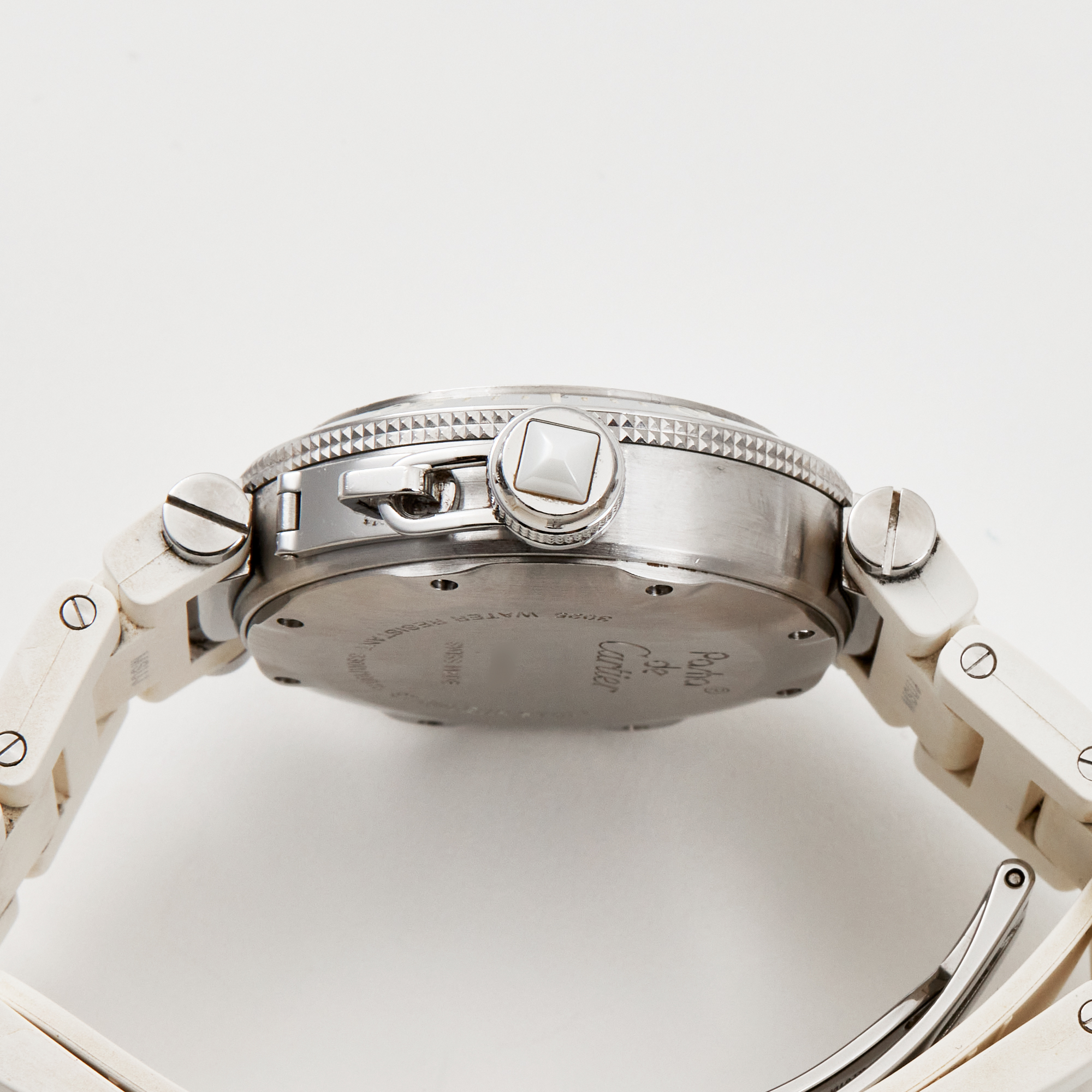 Pasha de Cartier Steel White Dial 33mm Product Image 4