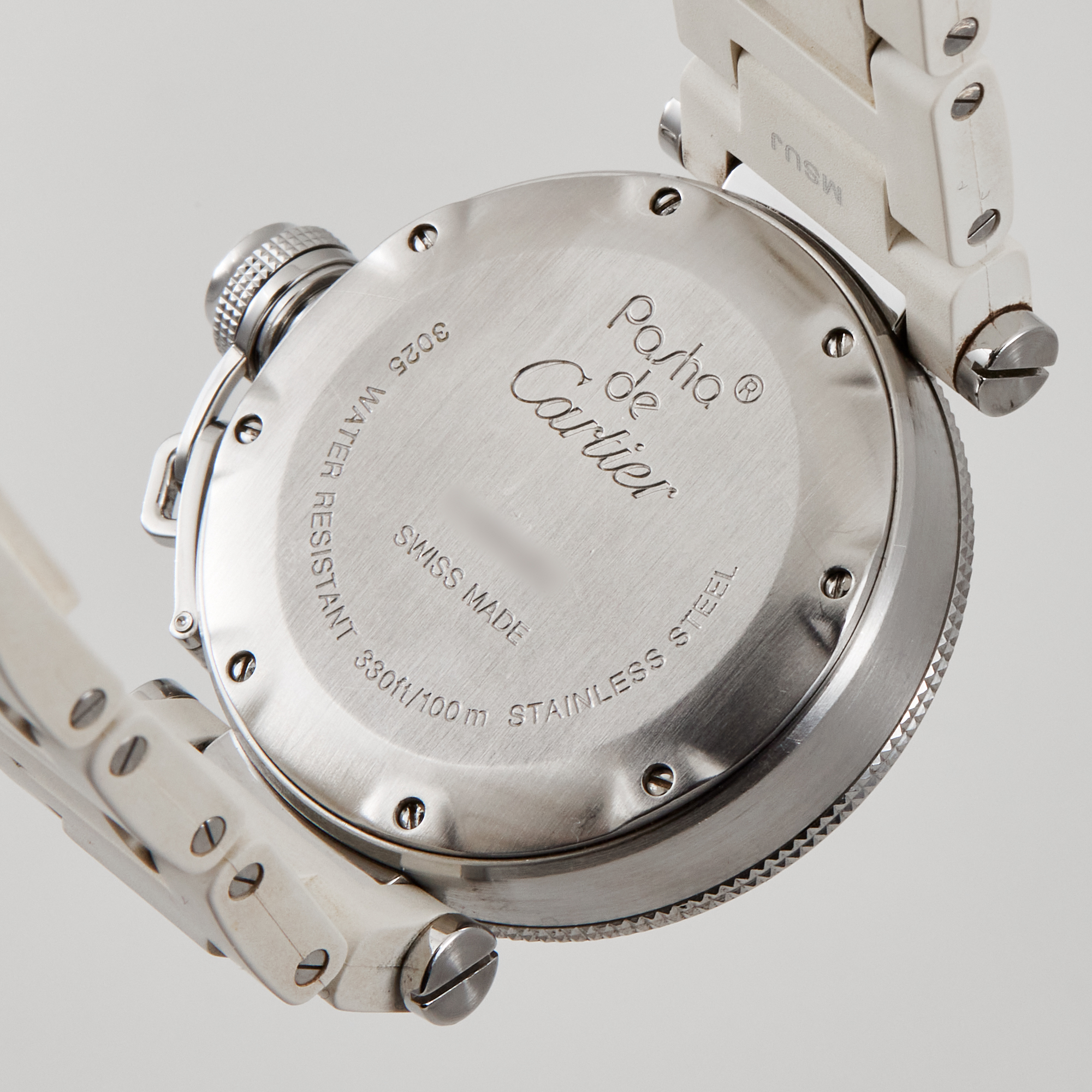 Pasha de Cartier Steel White Dial 33mm Product Image 6