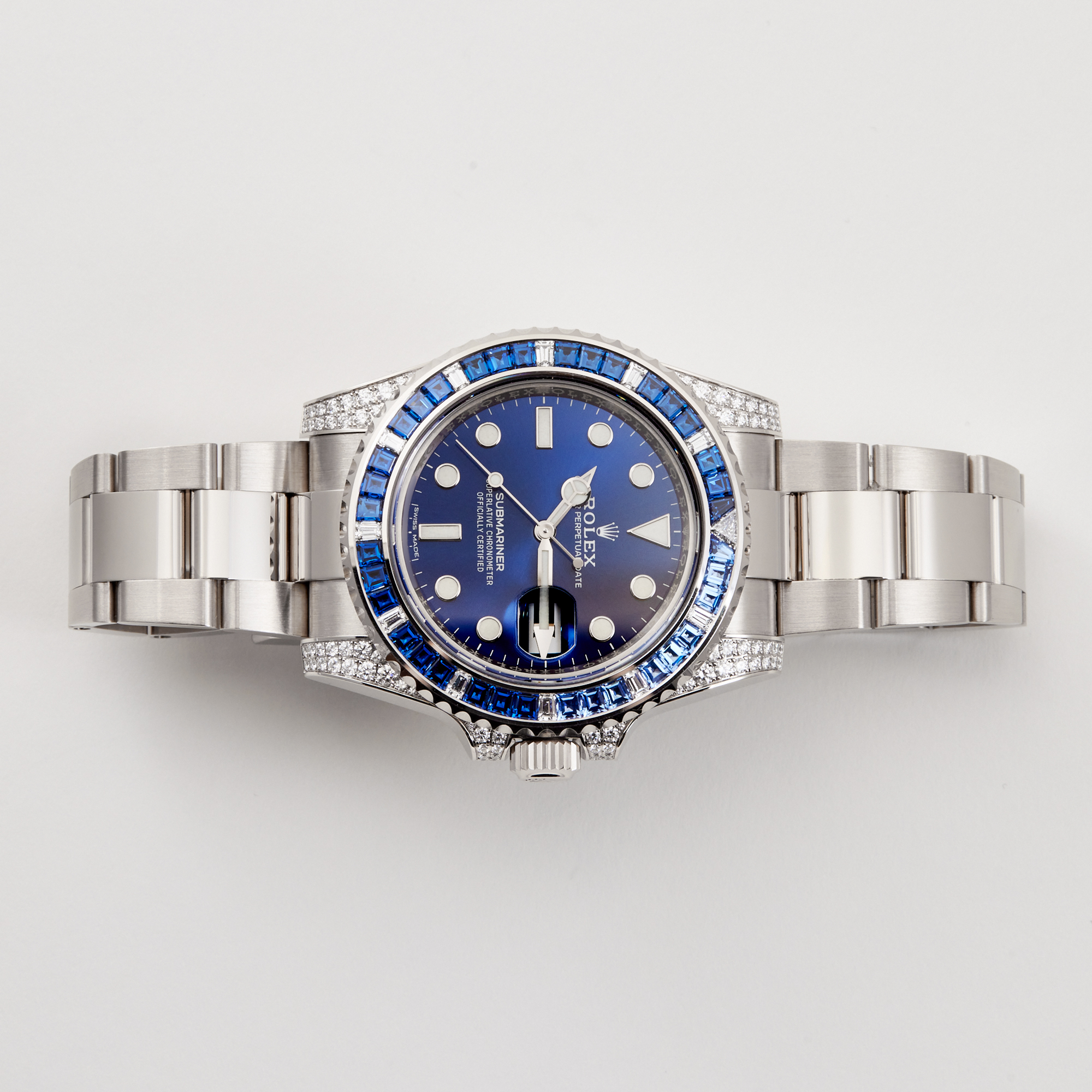 Submariner  Date White Gold Diamond Blue Dial 40mm Product Image 10