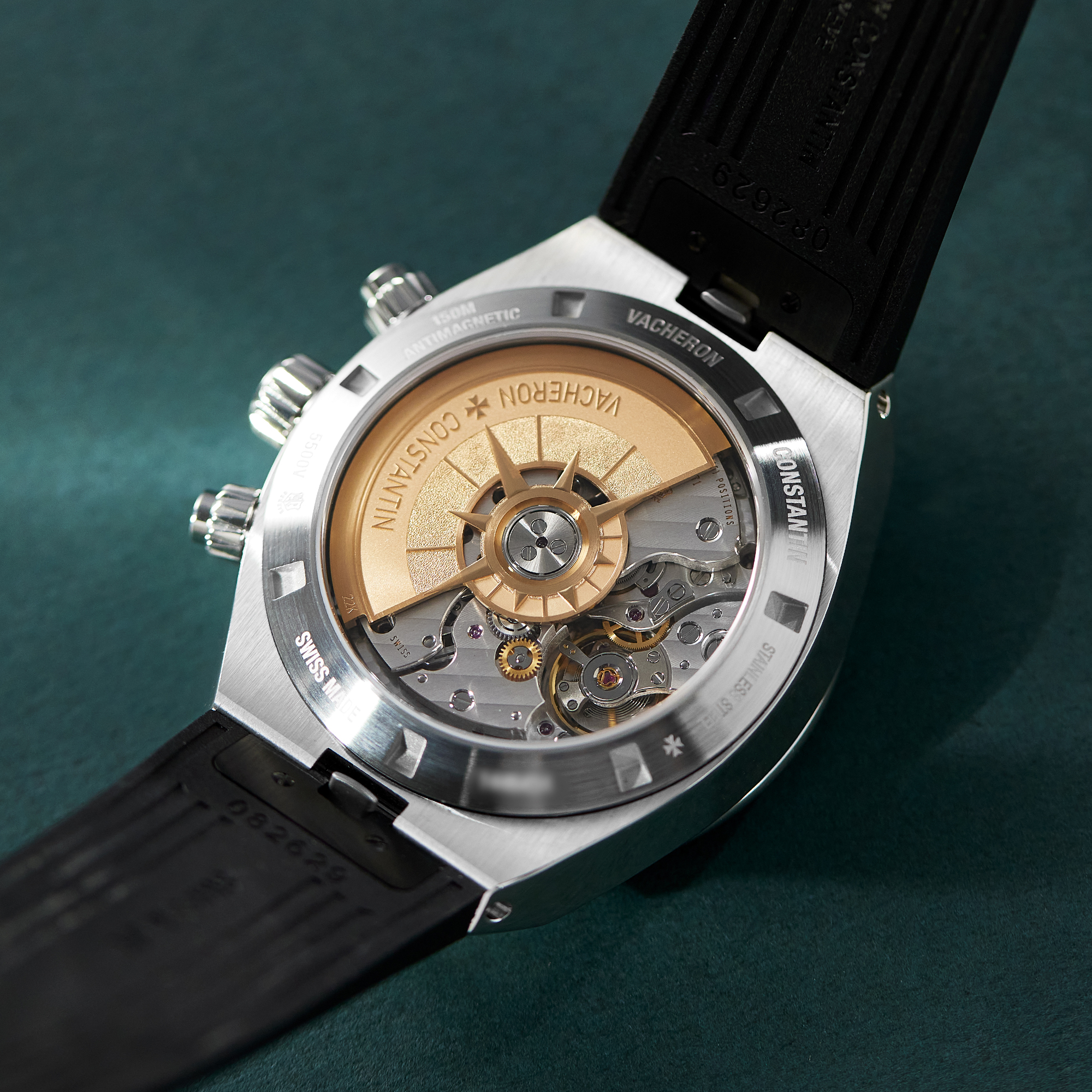Overseas Chronograph Steel Black dial 42mm Product Image 10