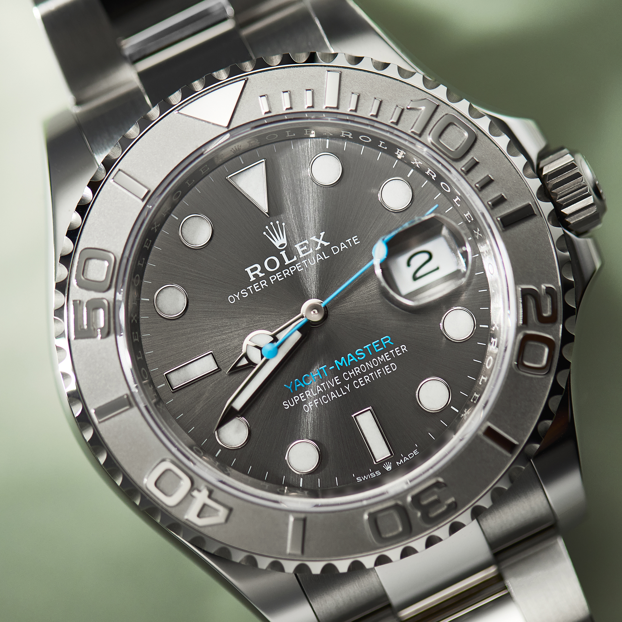 Yacht-Master Steel Dark Rhodium Grey Dial 40mm Product Image 2