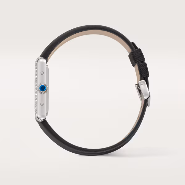 Tank Must de Cartier Steel Diamond Silver Dial 22mm Product Image 4