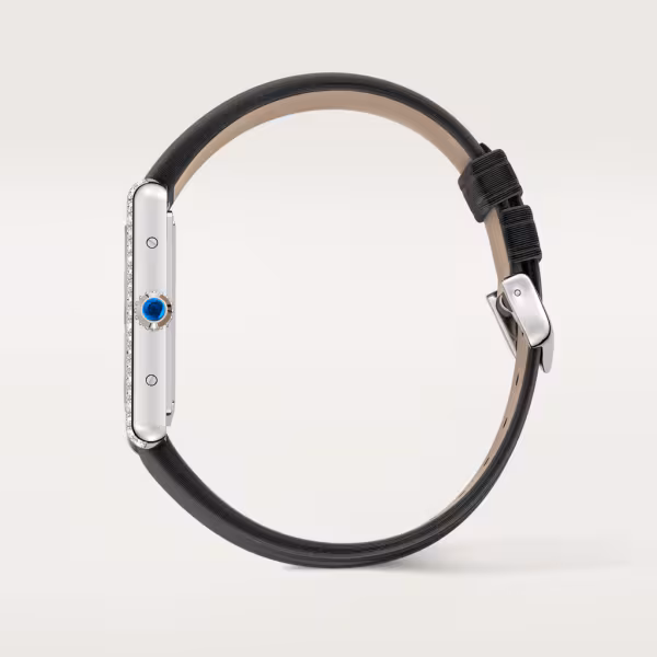 Tank Must de Cartier Steel Diamond Silver Dial 25mm Product Image 4