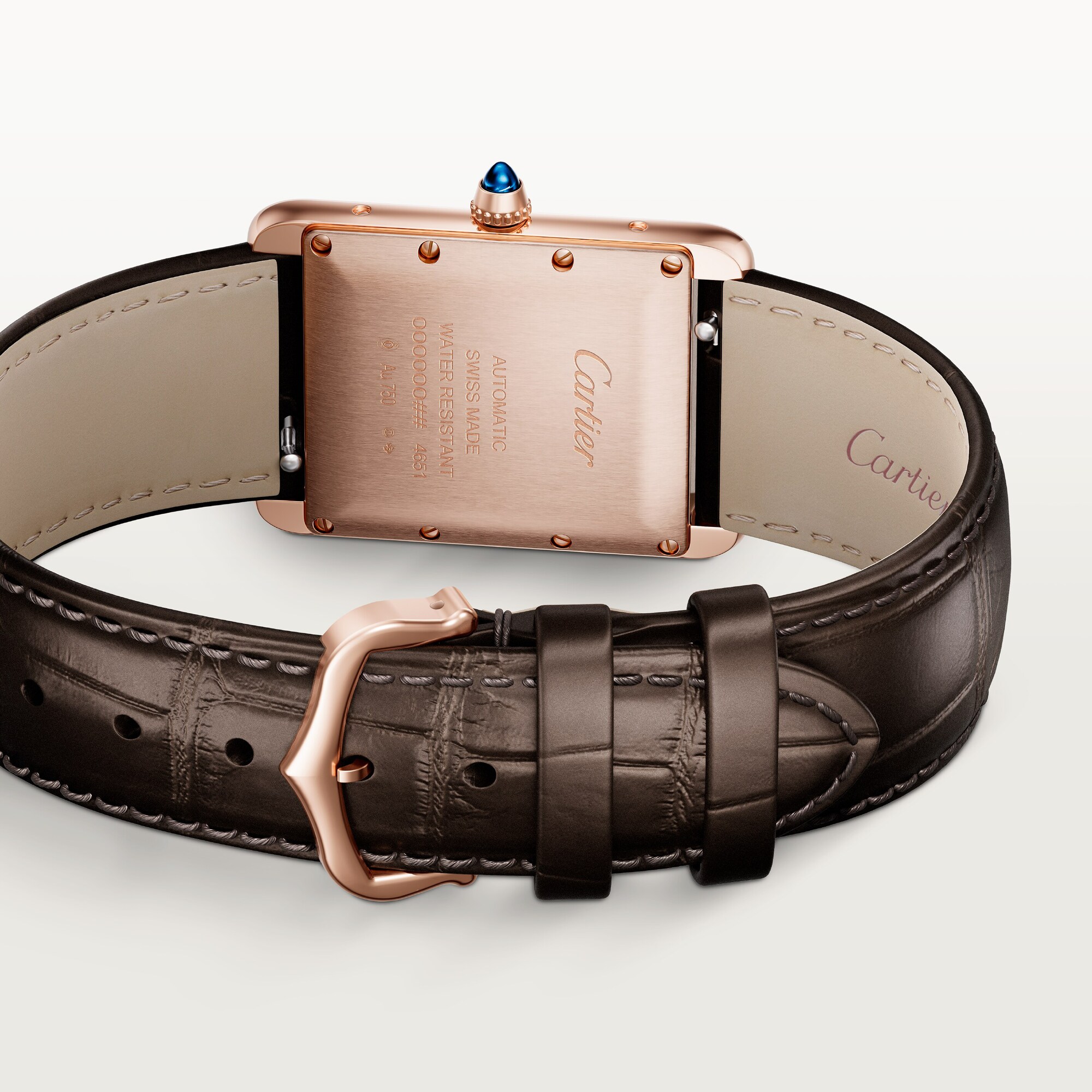 Tank Louis Rose Gold Silver Dial 27mm Product Image 3