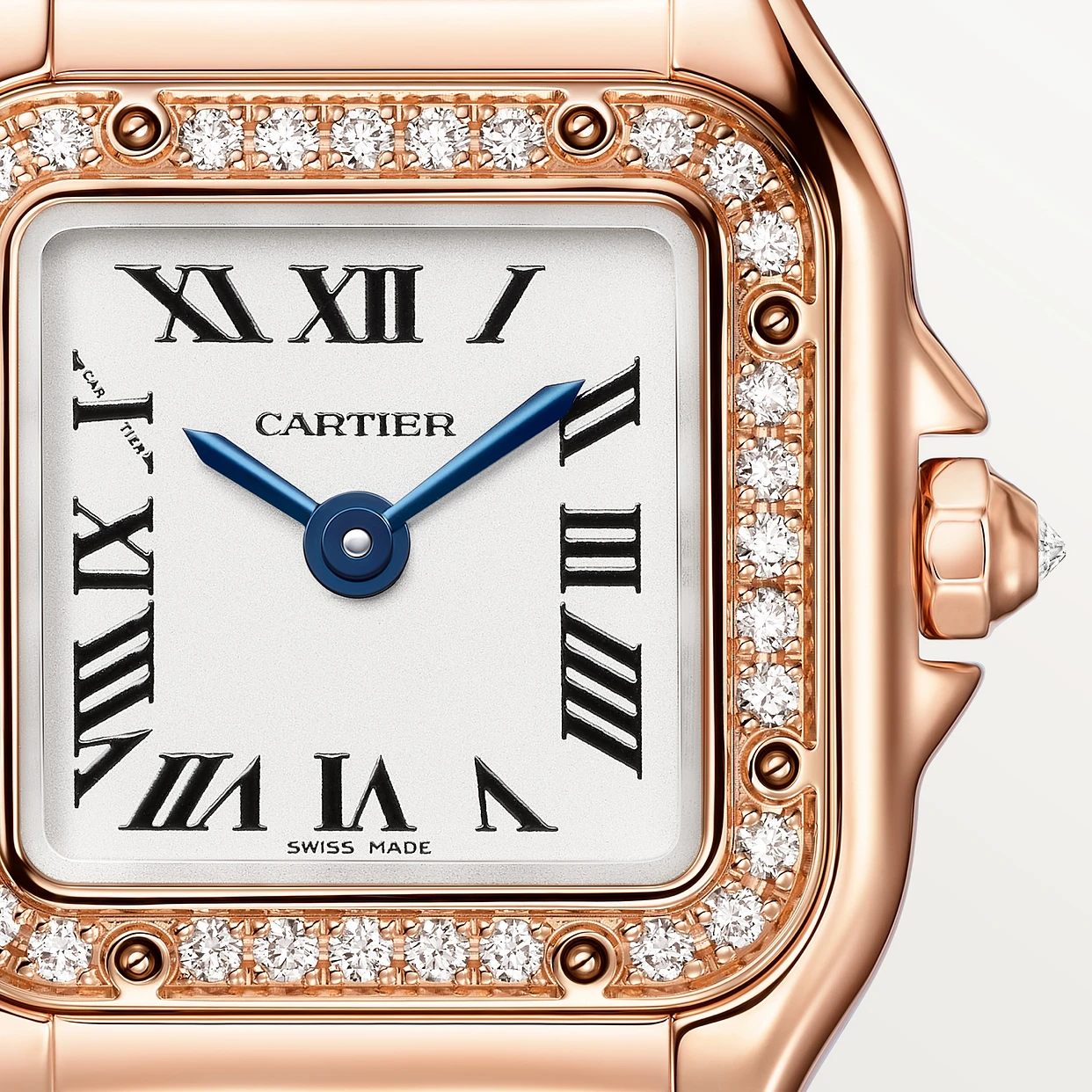 Panthère de Cartier Rose Gold Diamond Silver Dial 20mm Product Image 1