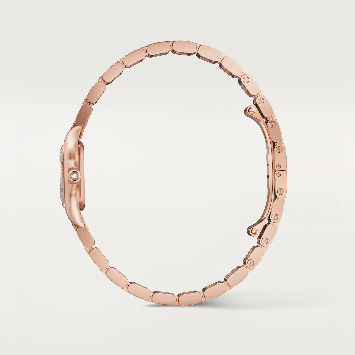 Panthère de Cartier Rose Gold Diamond Silver Dial 20mm Product Image 4