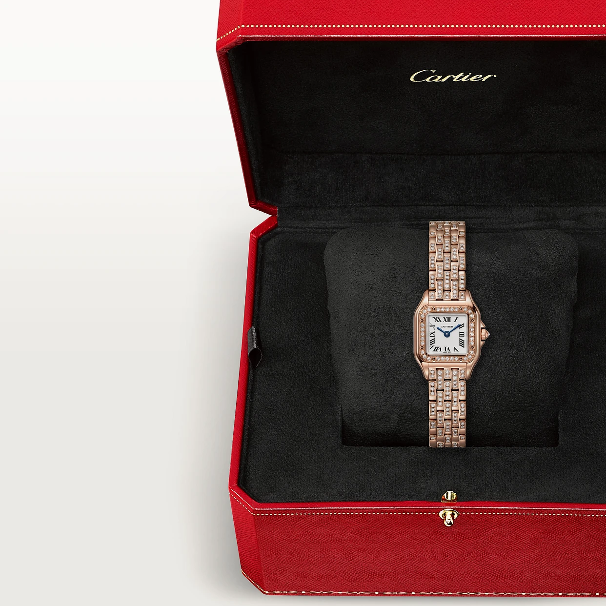 Panthère de Cartier Rose Gold Diamond Silver Dial 20mm Product Image 6