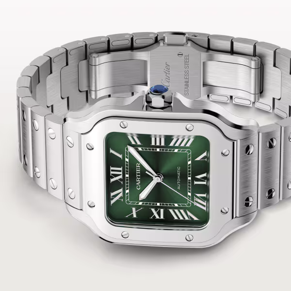 Santos de Cartier Steel Green Dial 35mm Product Image 2