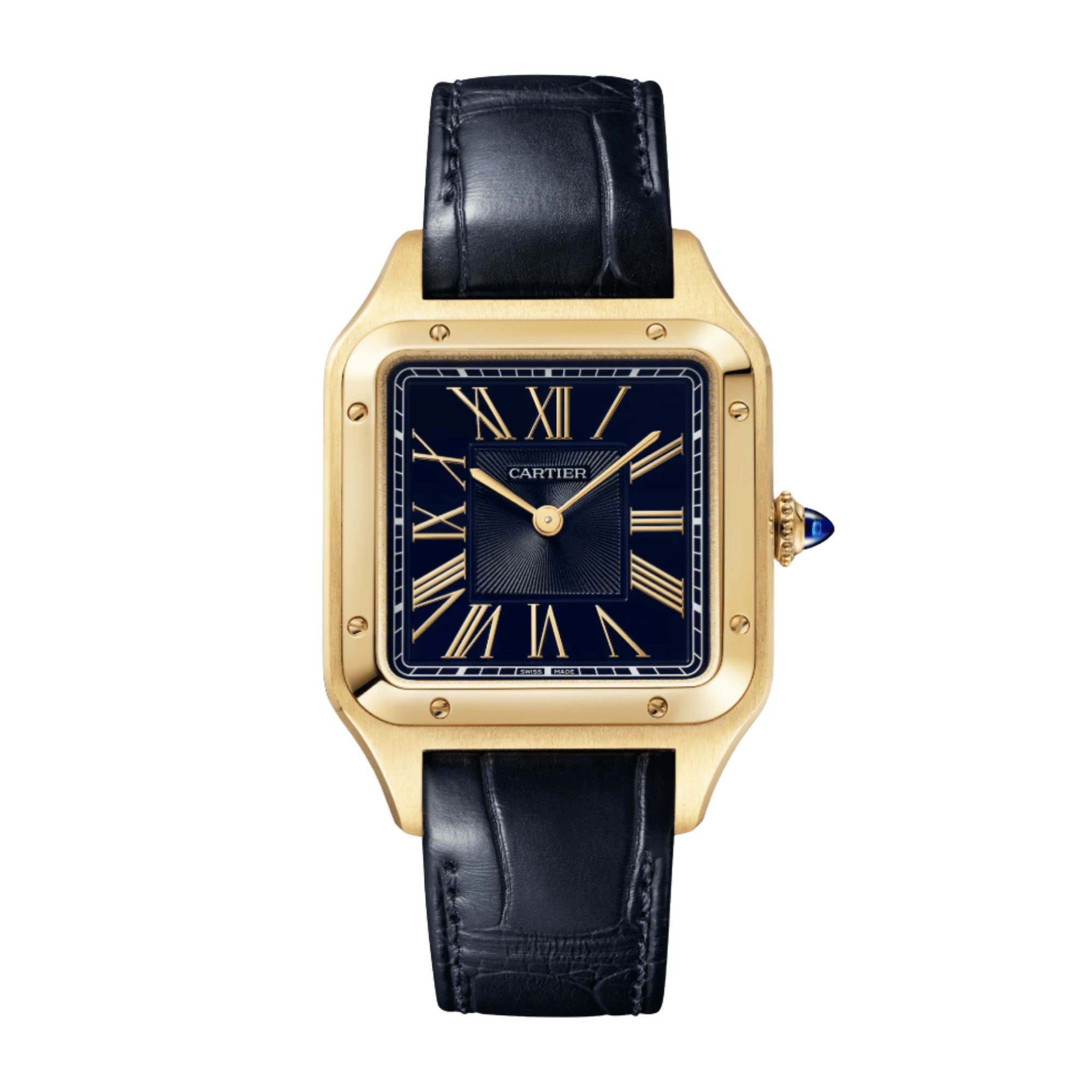 Santos-Dumont Yellow Gold Blue Dial 31mm Product Image