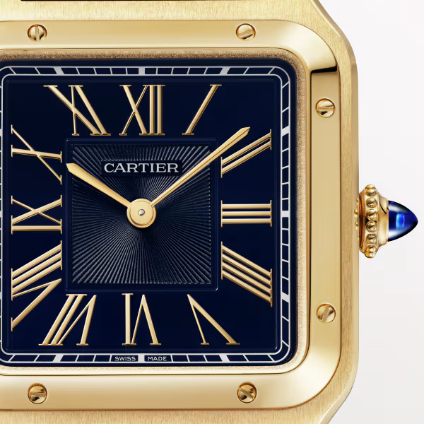 Santos-Dumont Yellow Gold Blue Dial 31mm Product Image 1