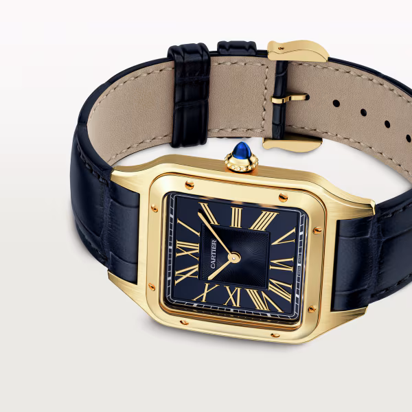 Santos-Dumont Yellow Gold Blue Dial 31mm Product Image 2