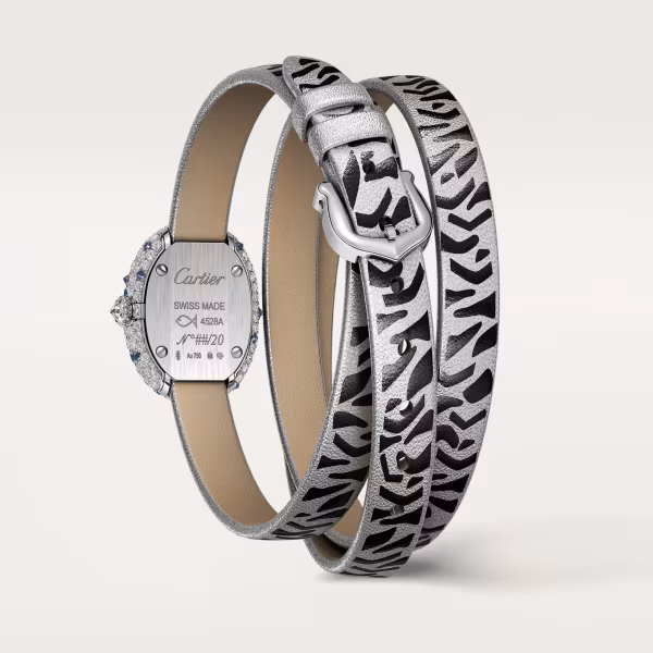 Baignoire de Cartier White Gold Diamond Black Dial 18mm Product Image 3