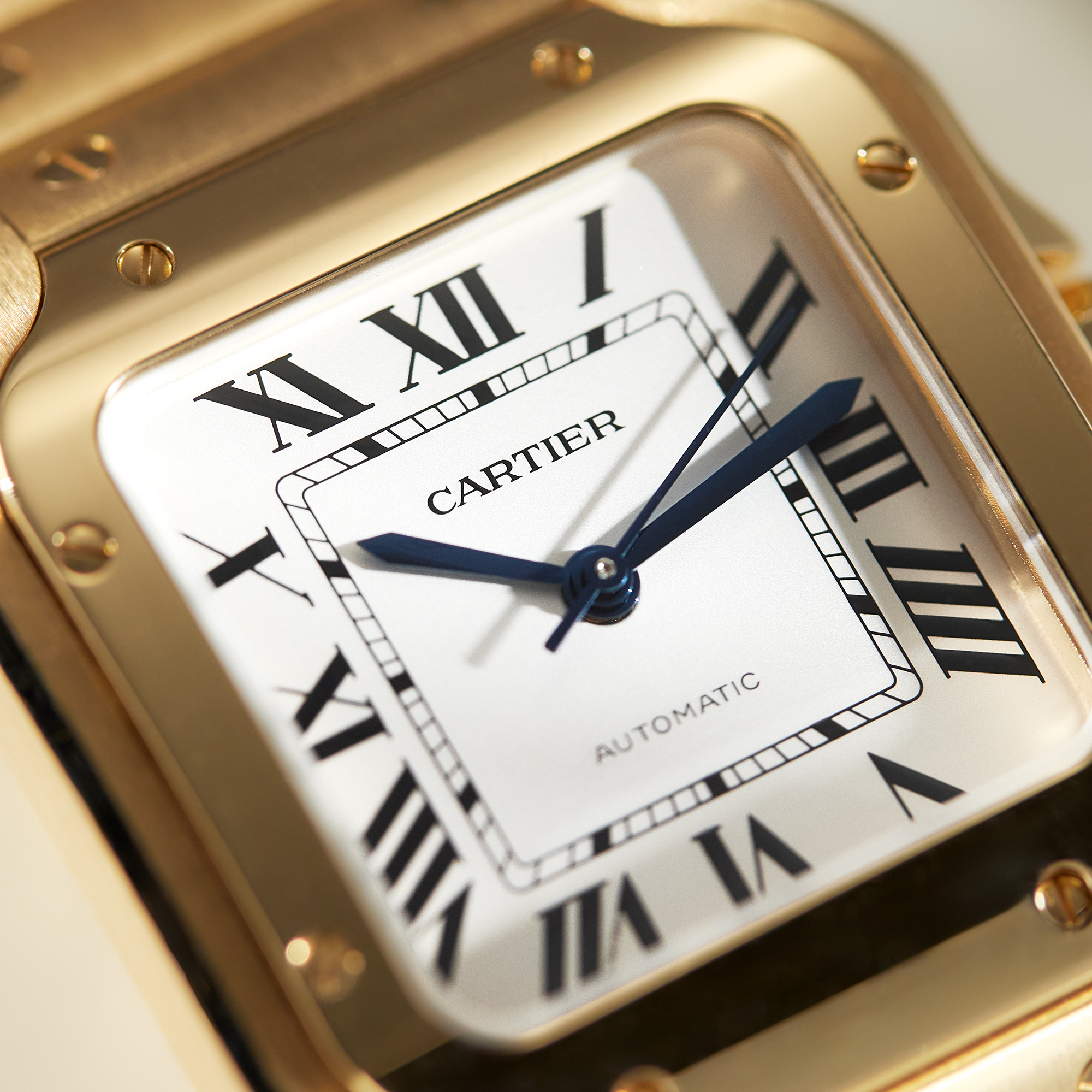 Santos de Cartier Yellow Gold White Dial 35mm Product Image
