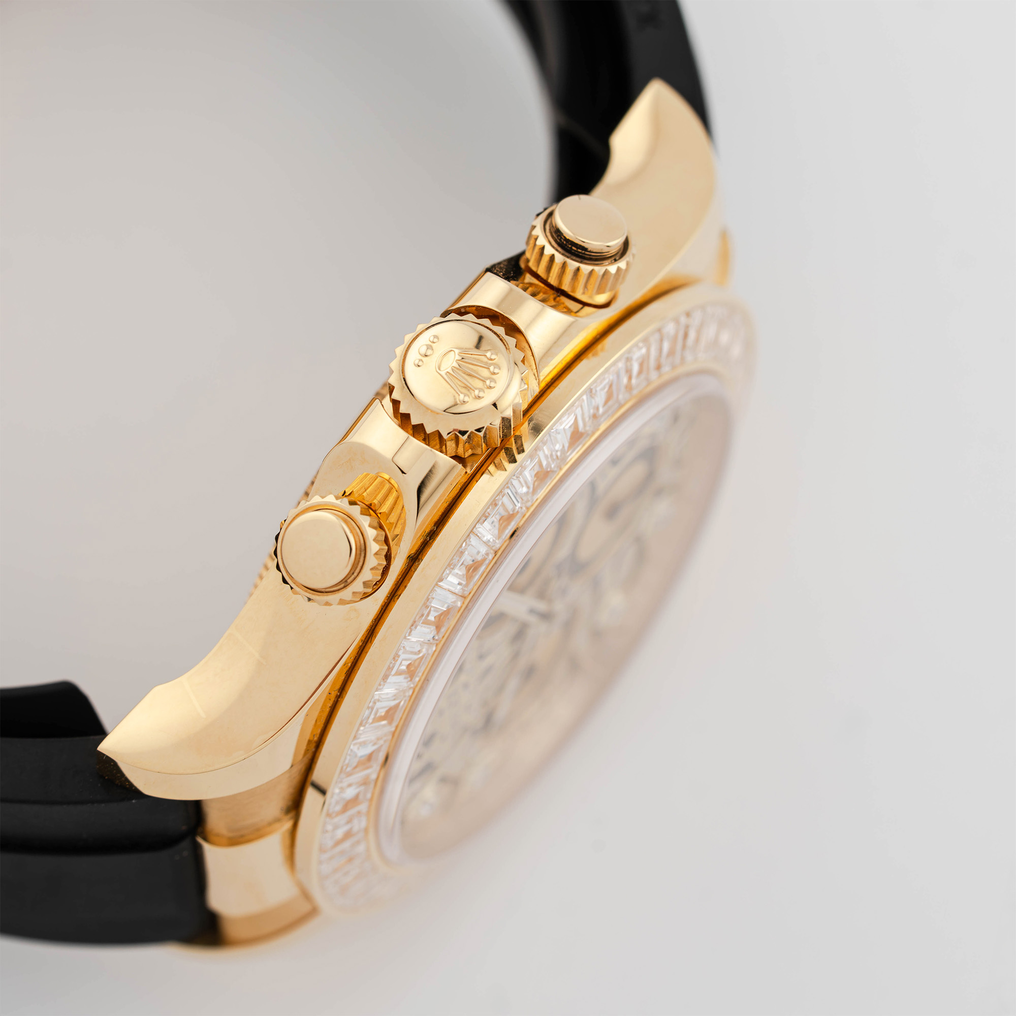 Daytona Yellow Gold Diamond Oysterflex "Eye of the Tiger" 40mm Product Image 2