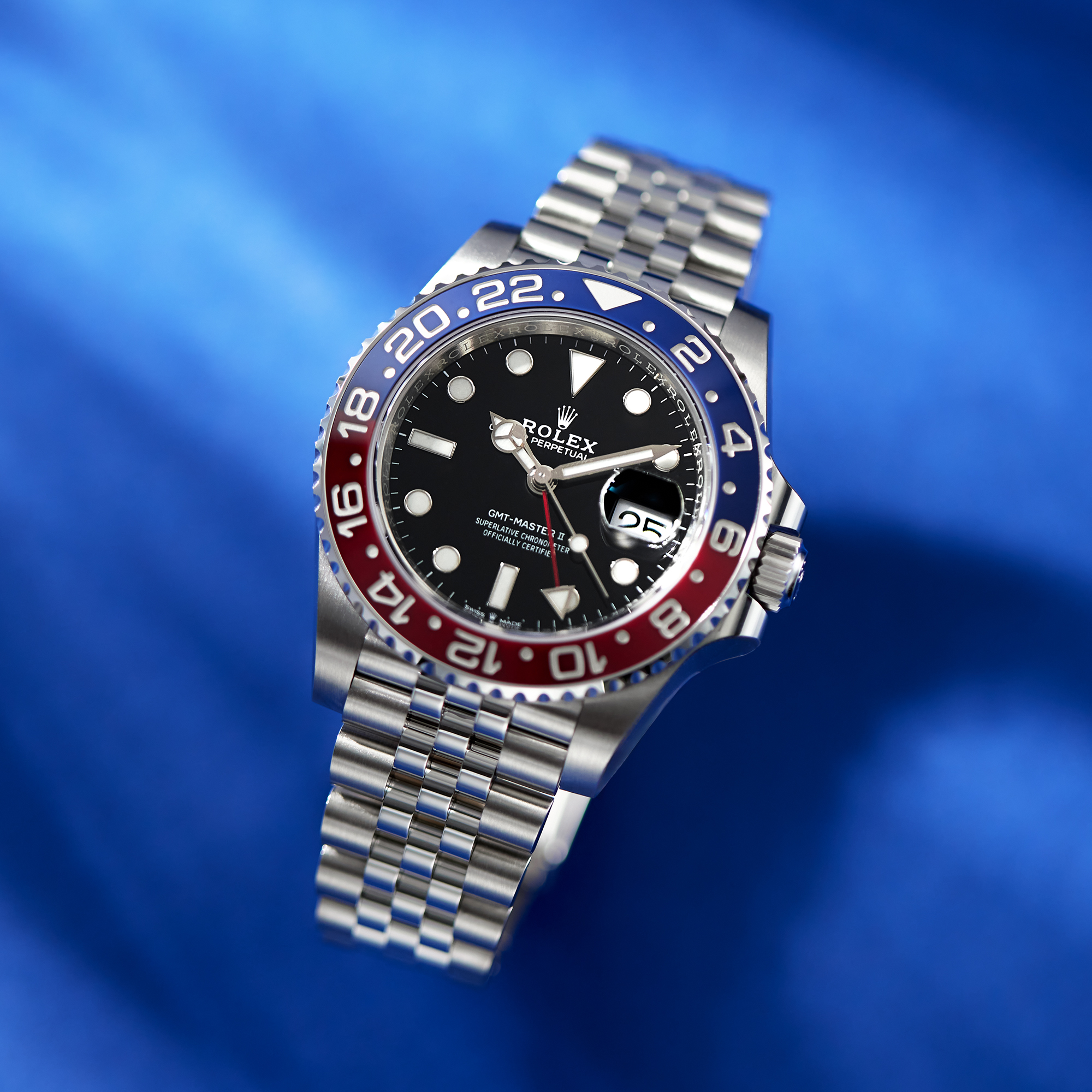 GMT-Master II Steel Jubilee Black Dial "Pepsi" 40mm Product Image