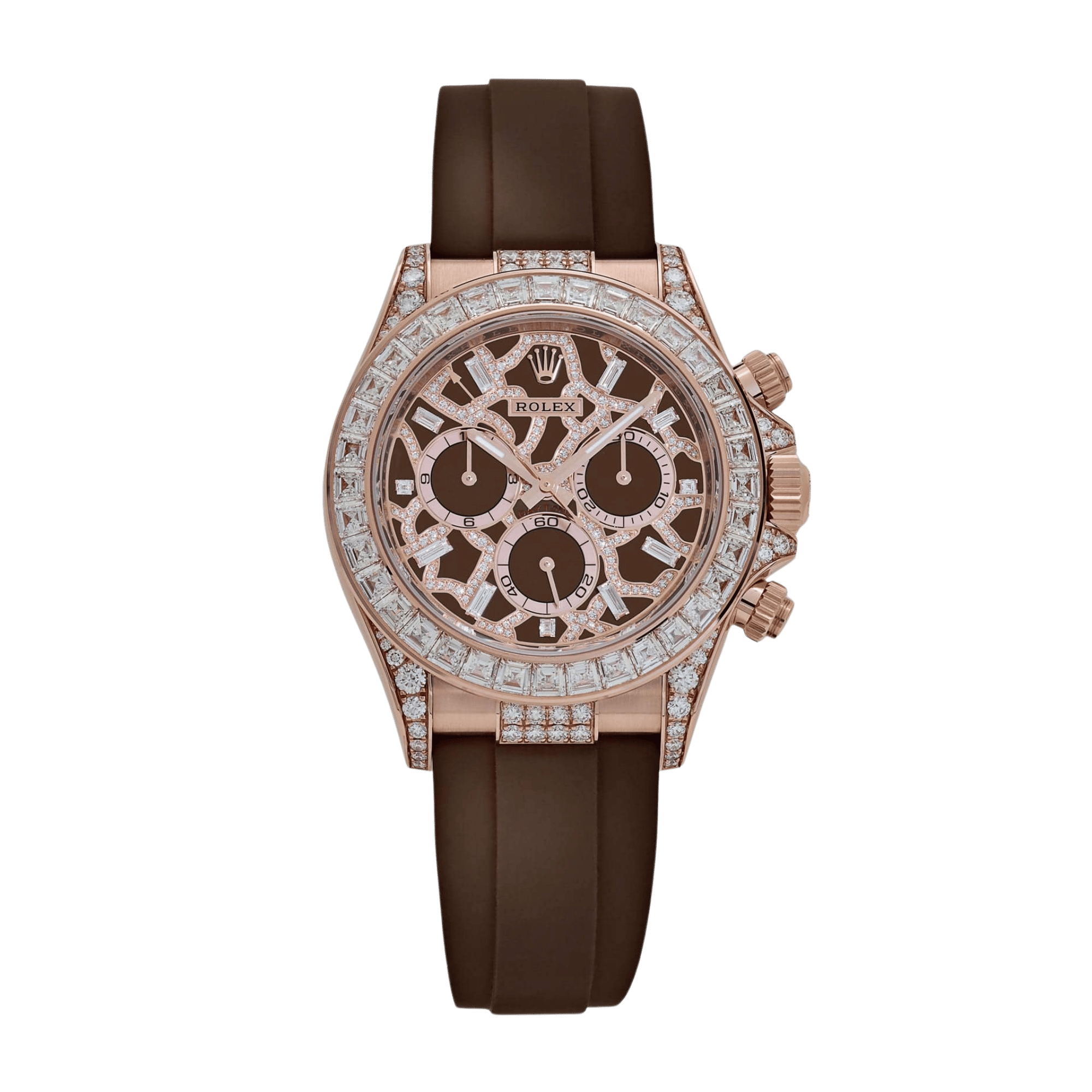 Daytona "Giraffe" Rose Gold Diamond Brown Pave Dial 40mm Product Image