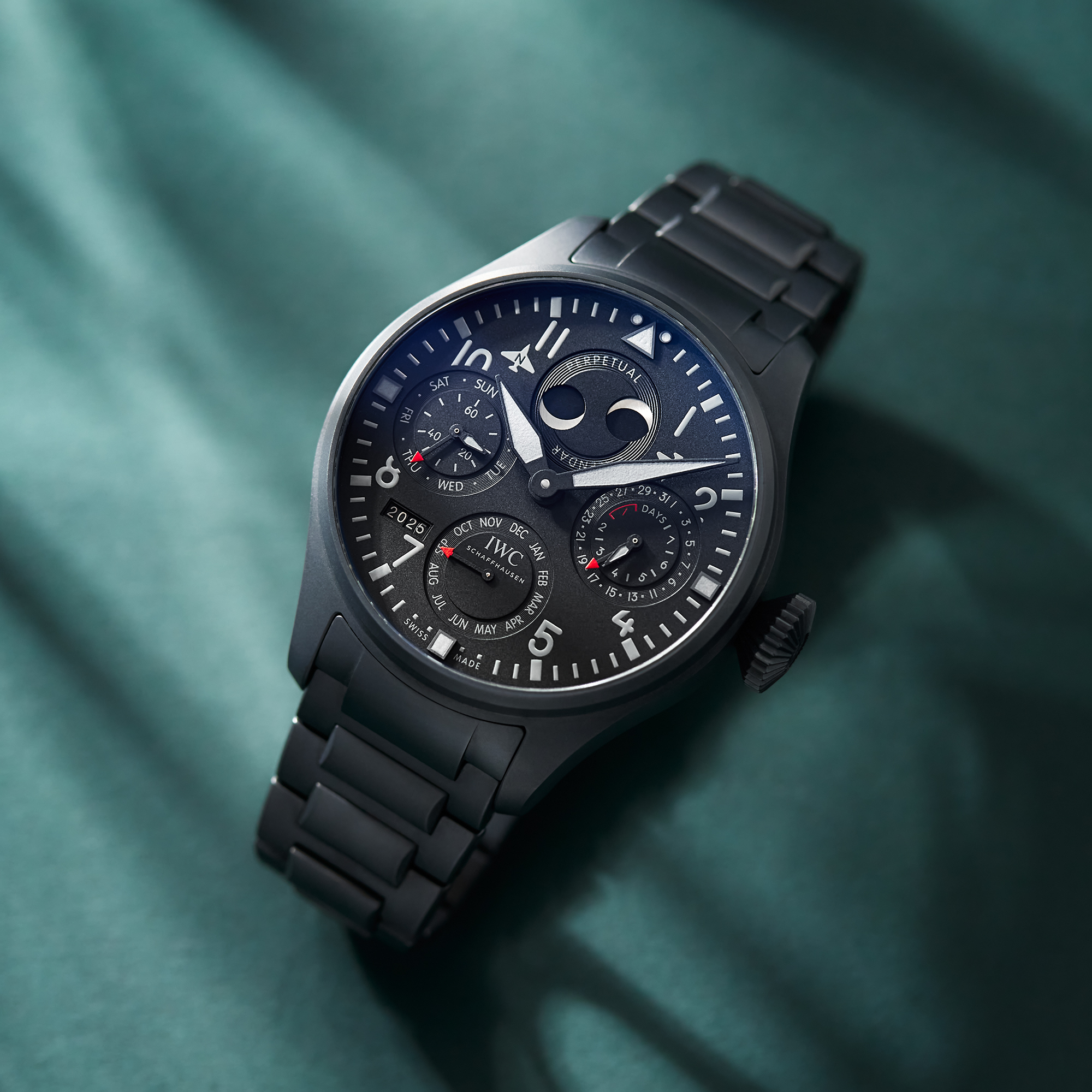 Big Pilot's Watch Perpetual Calendar Top Gun Ceratanium Black Dial 46mm Product Image 6