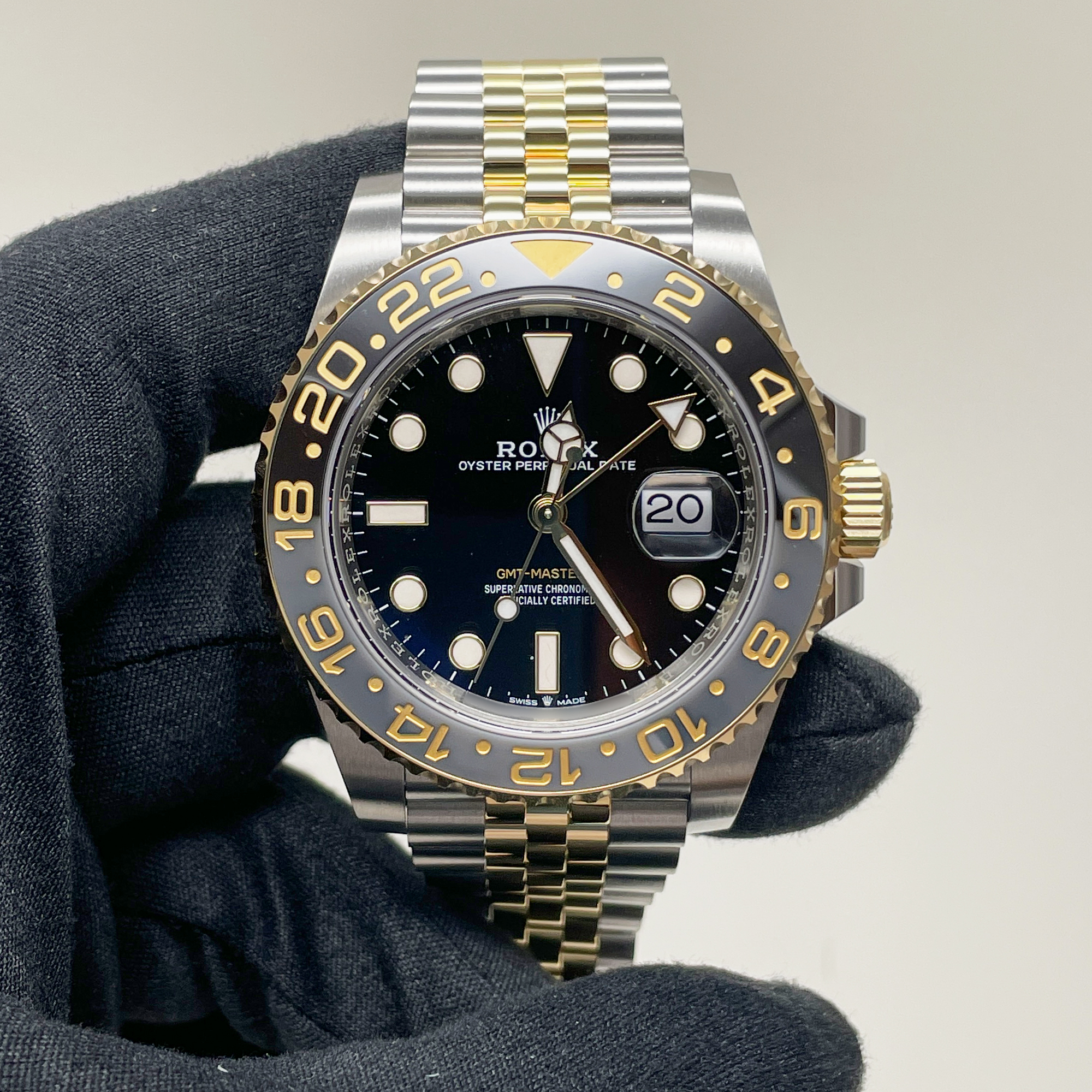 GMT-Master II Yellow Gold & Steel Jubilee Black Dial 40mm Product Image 1