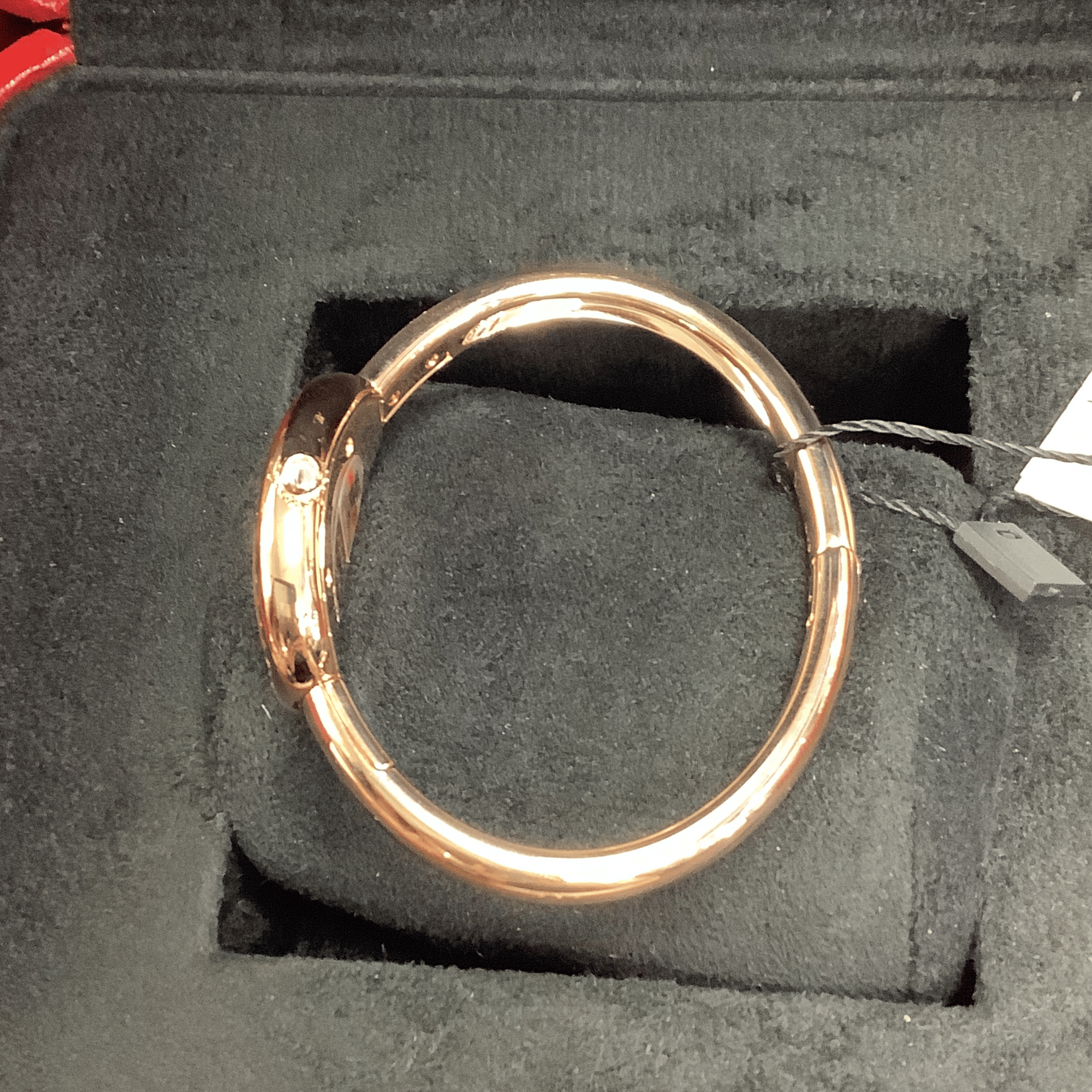 Baignoire de Cartier Size 15 Rose Gold Diamond Silver Dial 31mm Product Image 4