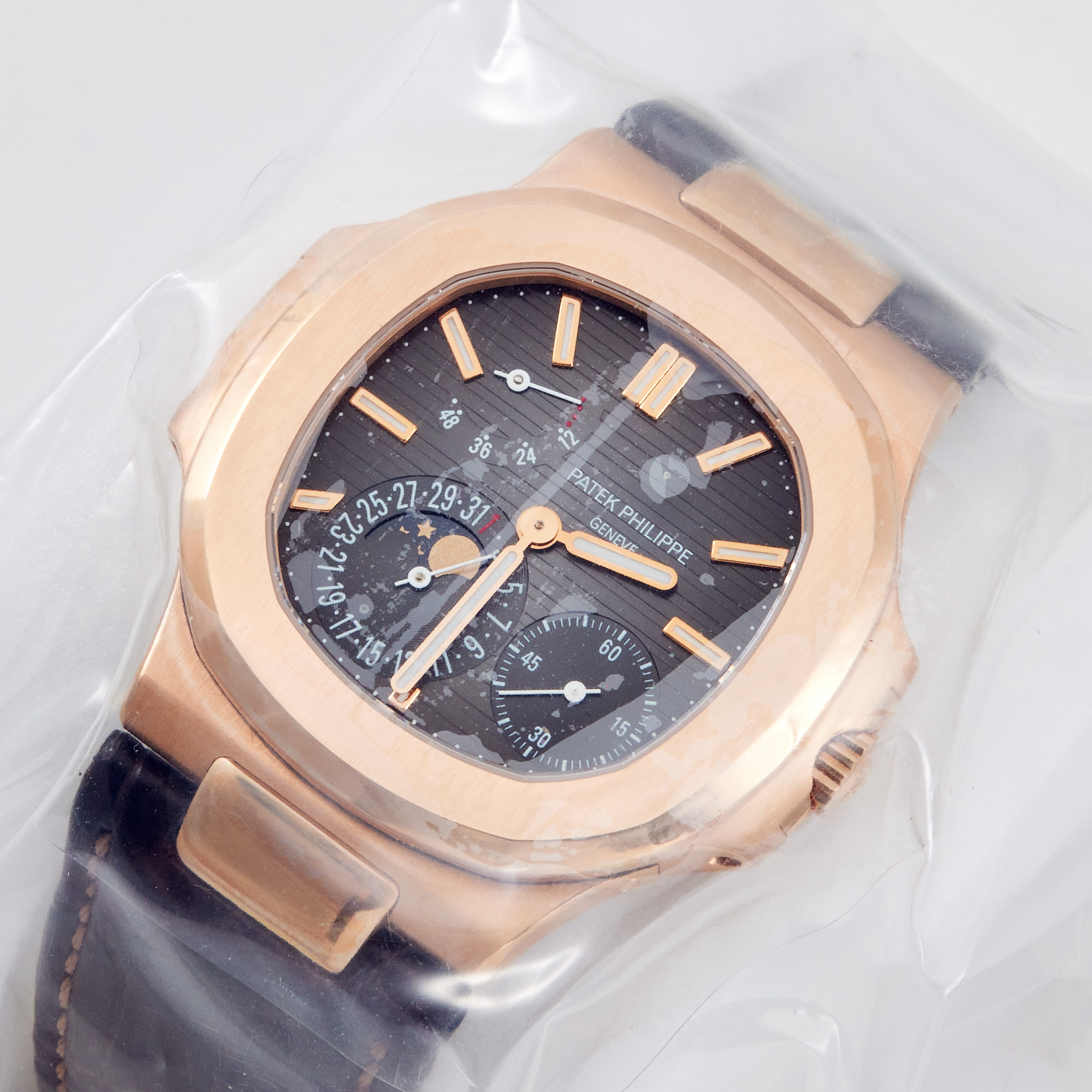 Nautilus Moonphase Rose Gold Brown Dial 40mm Product Image 1