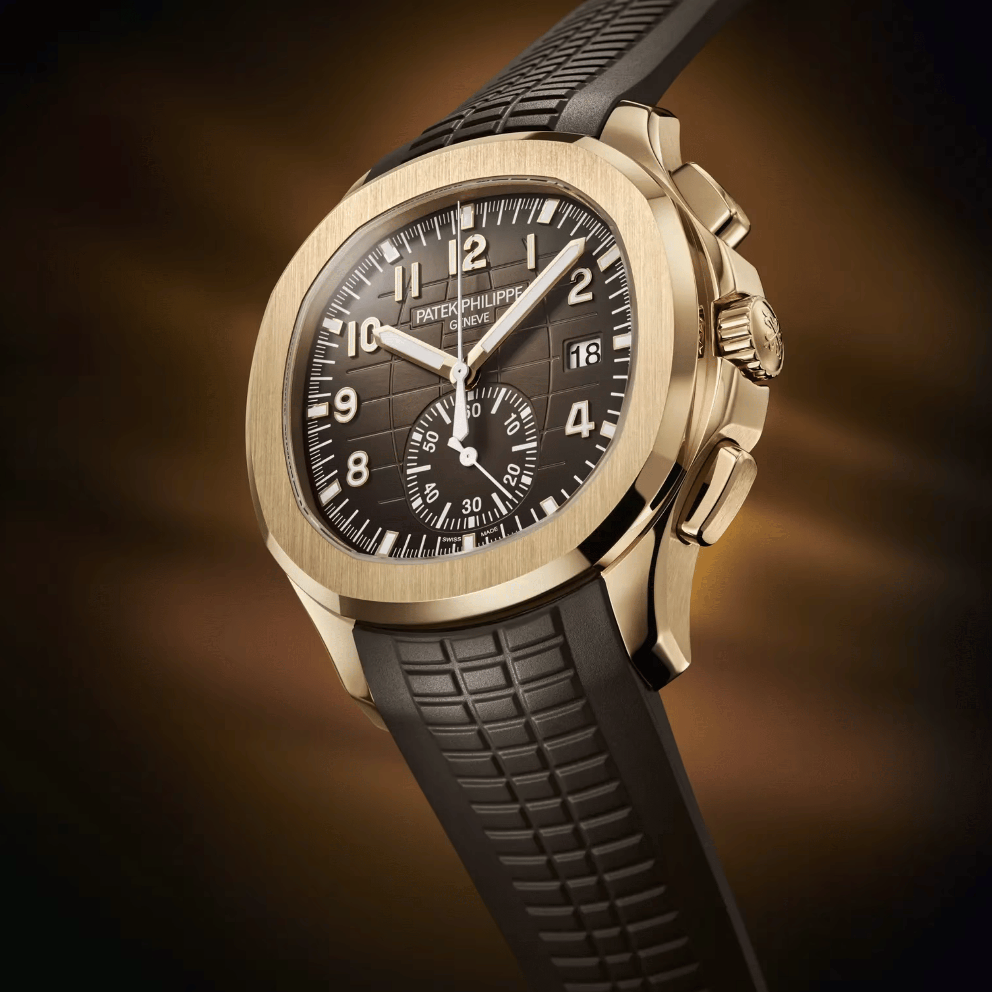 Aquanaut Chronograph Rose Gold Brown Dial 42mm Product Image 1