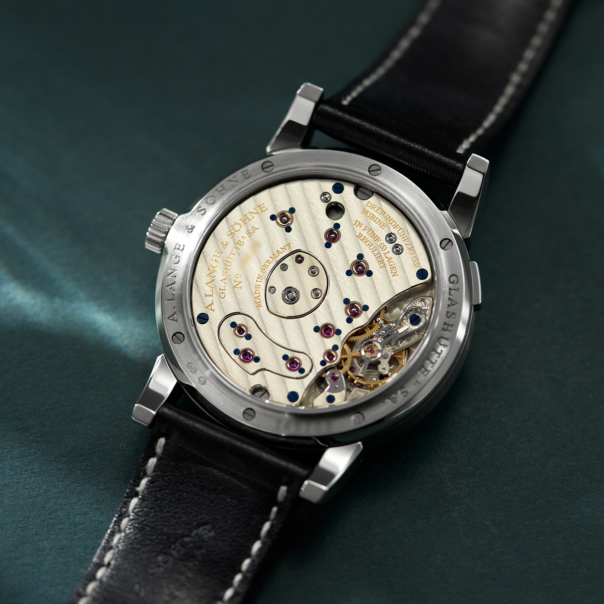 Lange 1 "Luminous" White Gold Black Dial 38mm Product Image