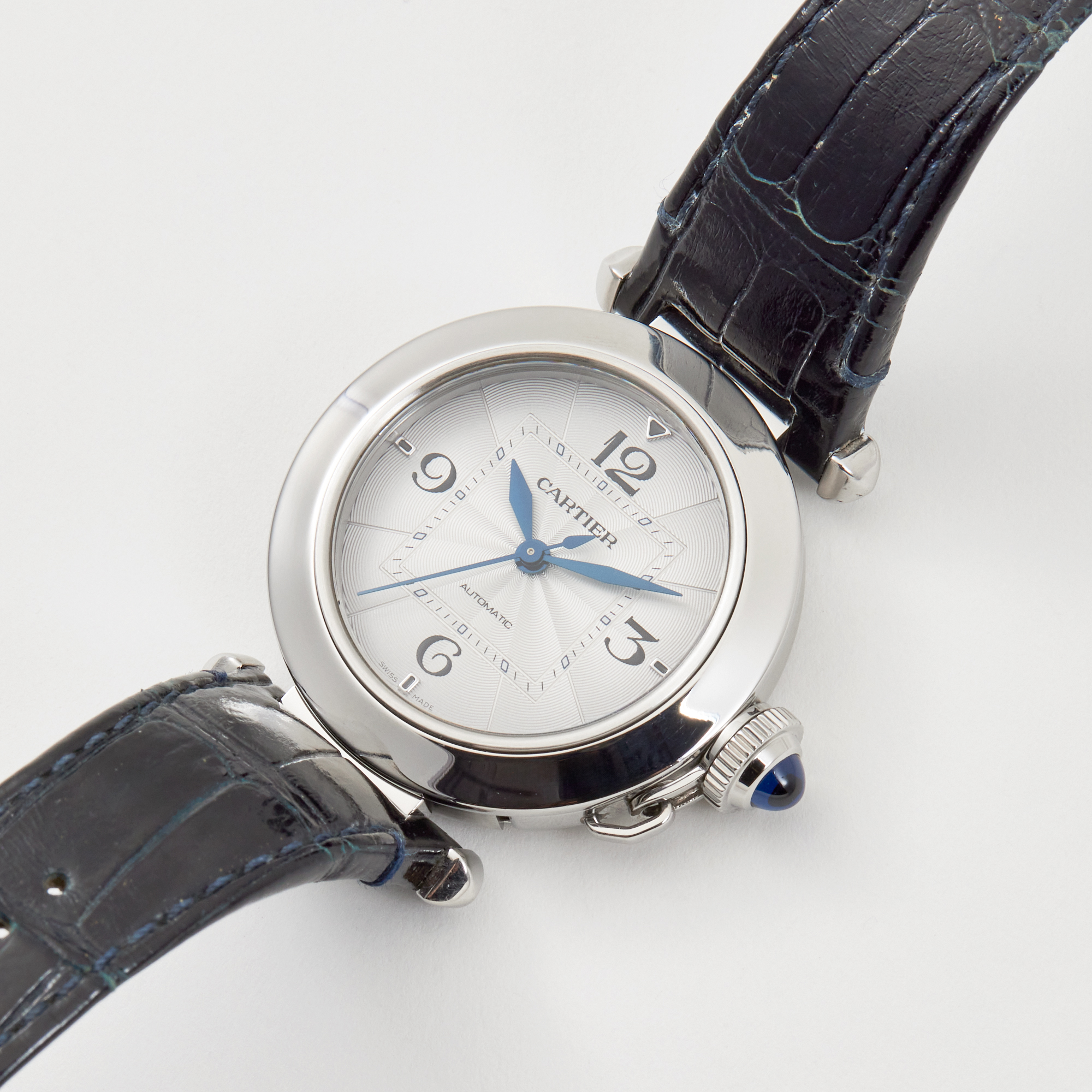 Pasha de Cartier Steel Silver Dial 35mm Product Image 1