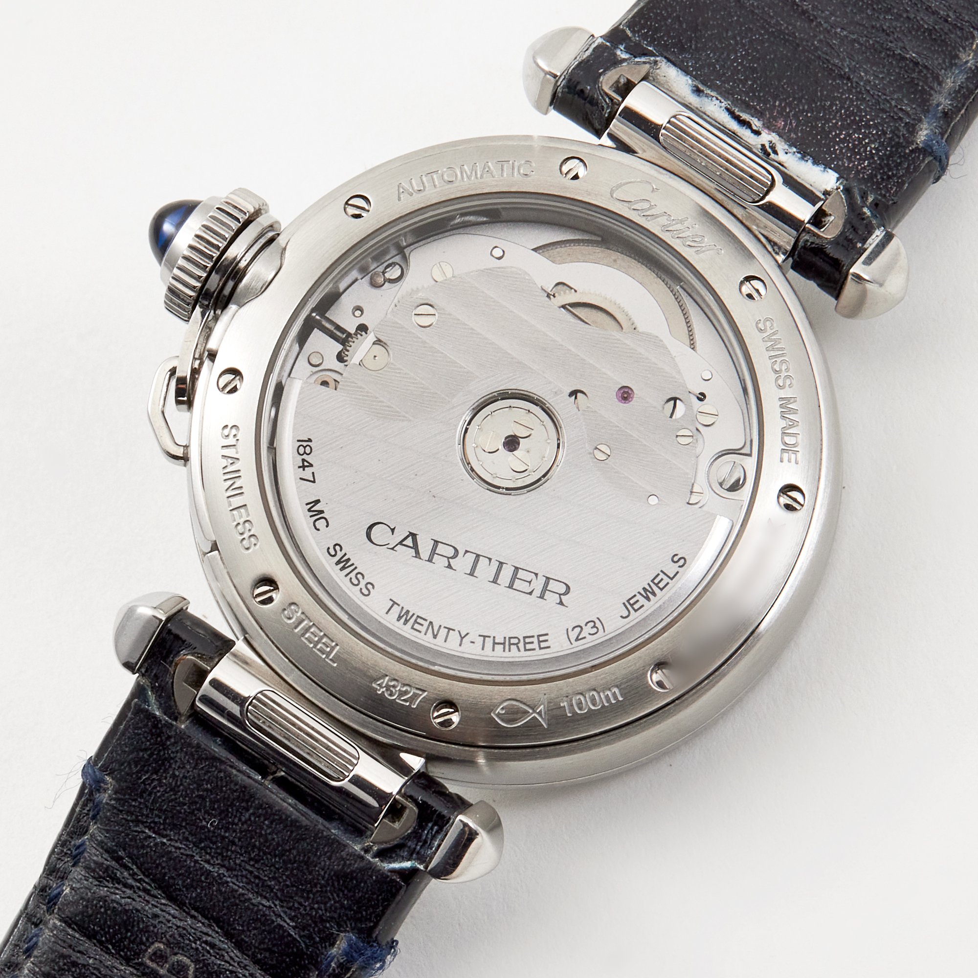 Pasha de Cartier Steel Silver Dial 35mm Product Image 6