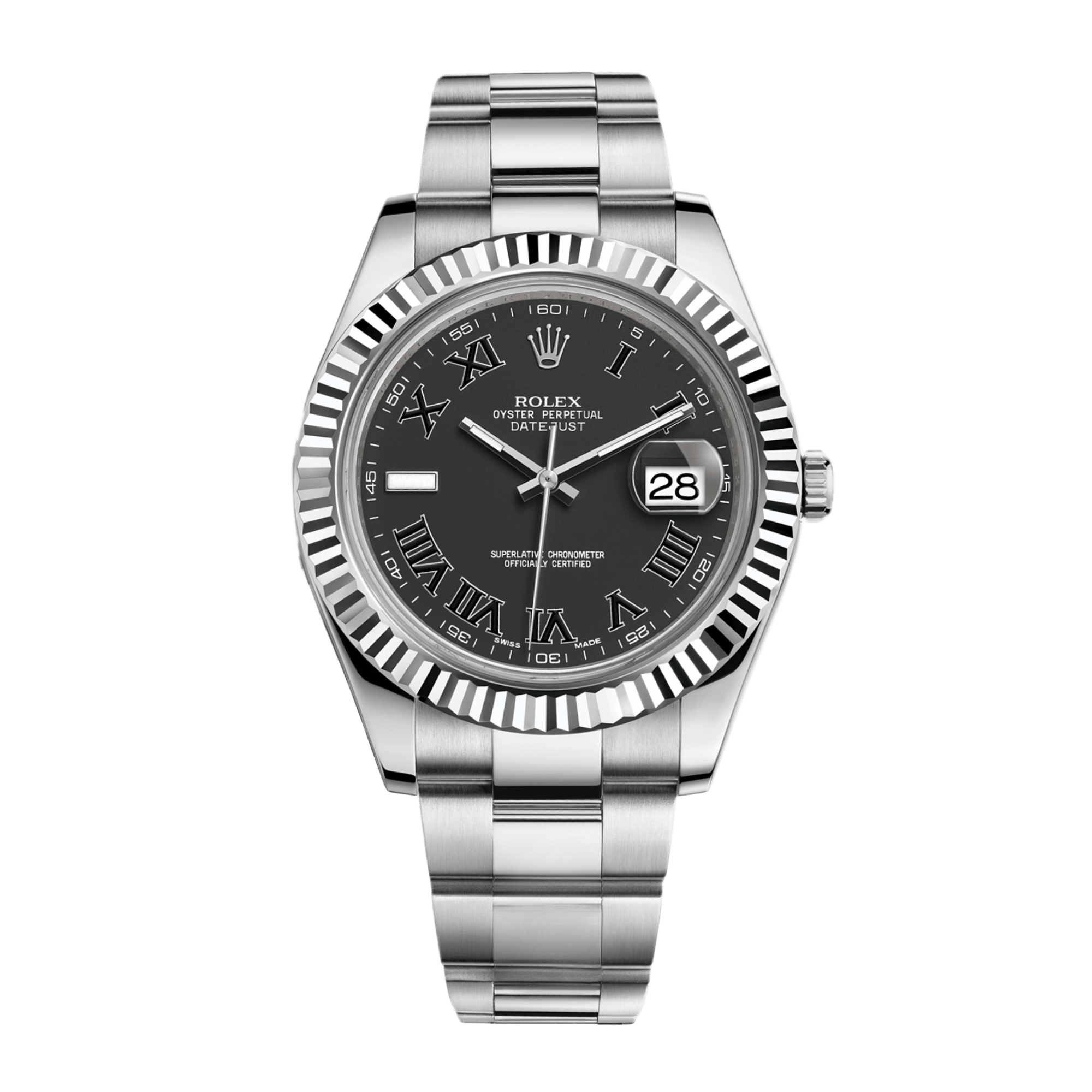 Datejust II Steel Black Dial 41mm Product Image