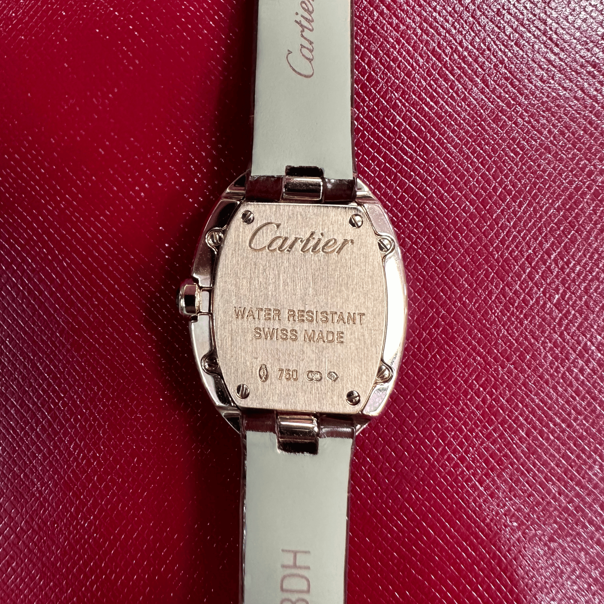 Baignoire de Cartier Rose Gold Silver Dial 24mm Product Image 2