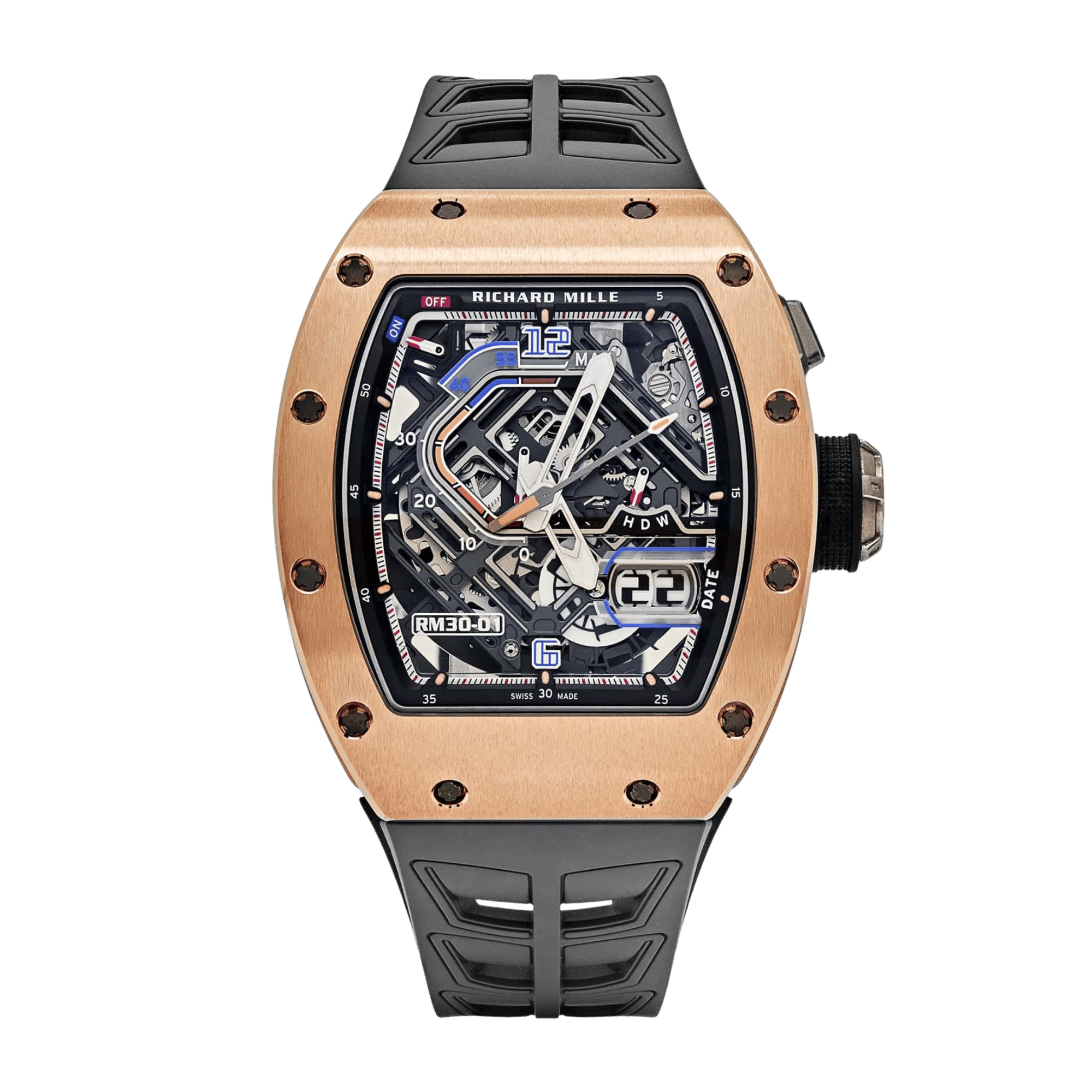 RM30-01 Declutchable Rotor Rose Gold Product Image