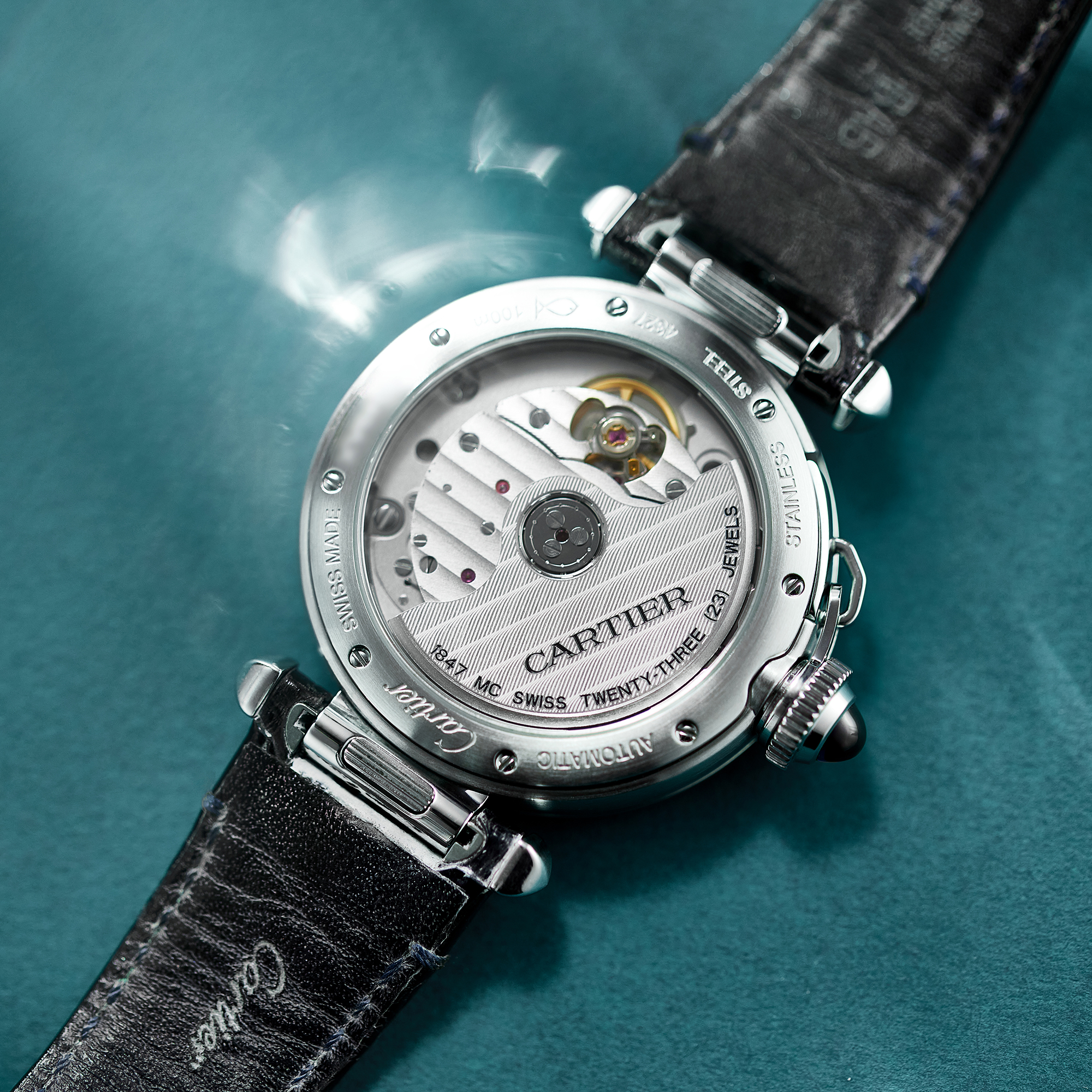 Pasha de Cartier Steel Silver Dial 35mm Product Image 13