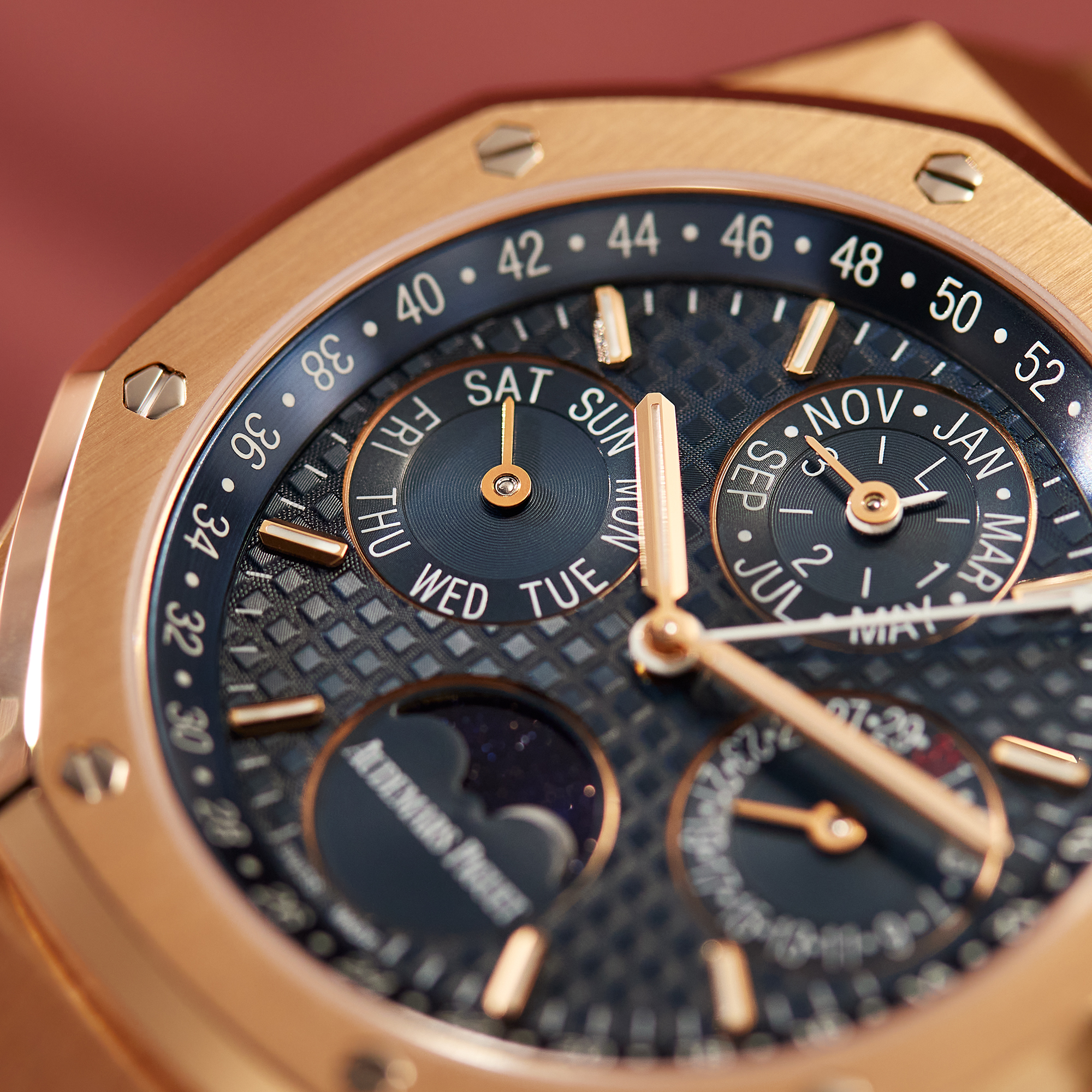Royal Oak Perpetual Calendar Rose Gold Blue Dial 41mm Product Image 13