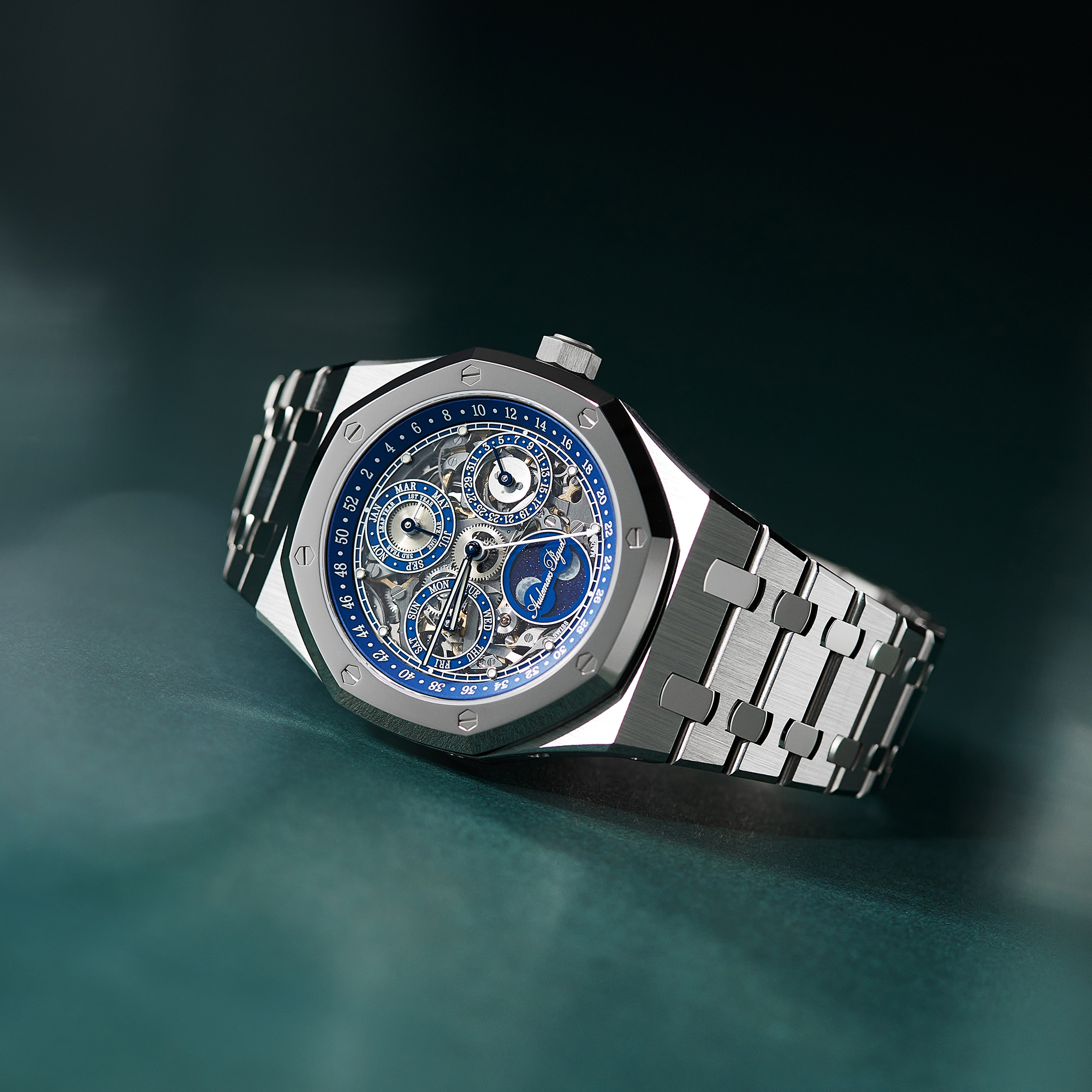 Royal Oak Perpetual Calendar "150th Anniversary" Platinum & Titanium Skeleton Dial 41mm Product Image