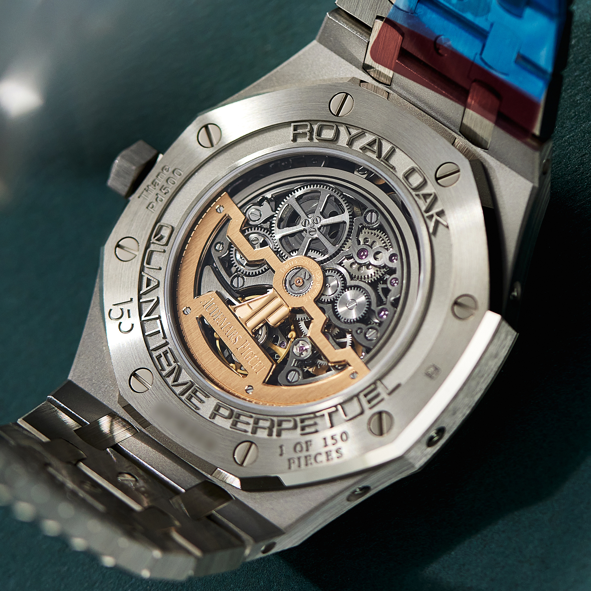 Royal Oak Perpetual Calendar "150th Anniversary" Platinum & Titanium Skeleton Dial 41mm Product Image