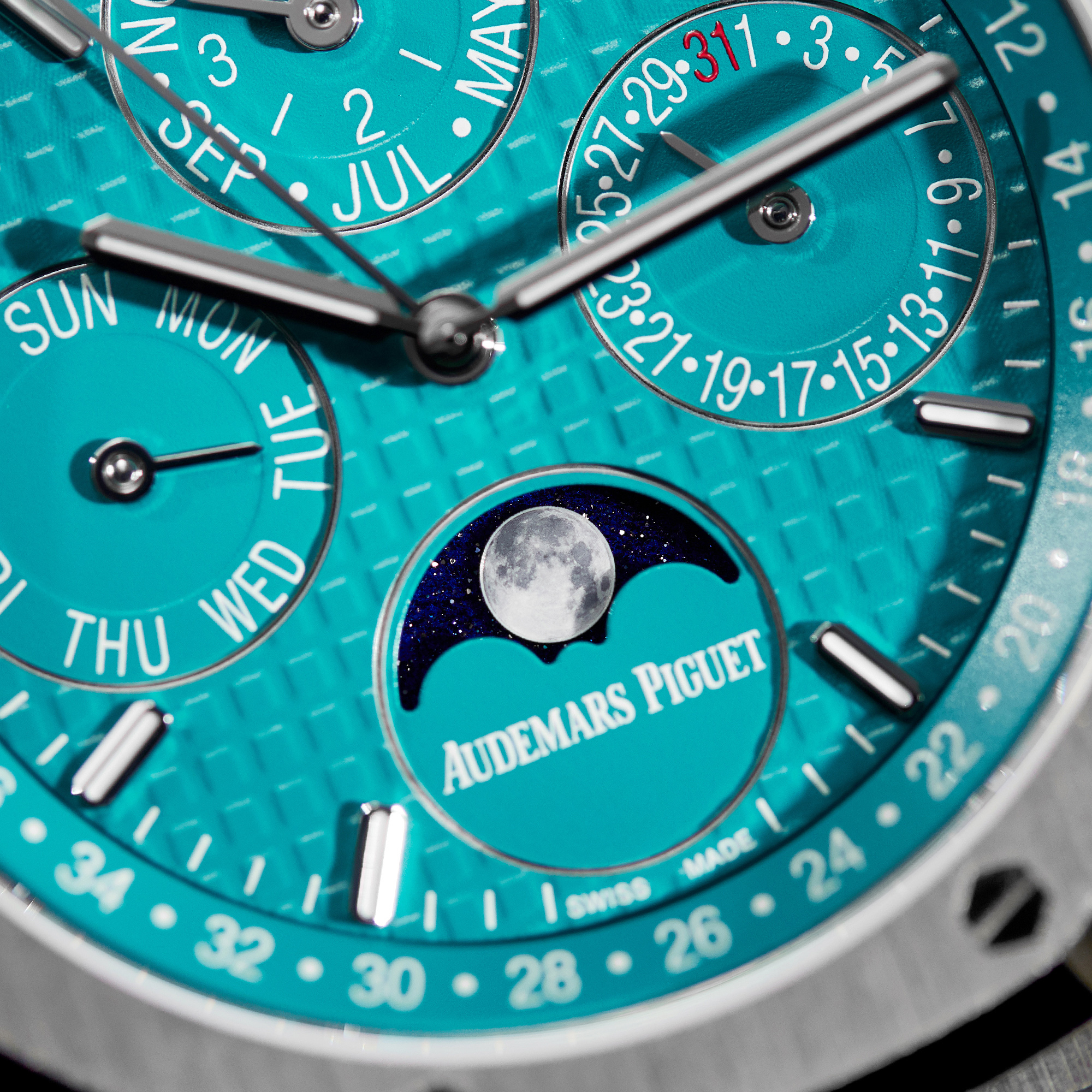 Royal Oak Perpetual Calendar Steel Turquoise Dial 41mm Product Image