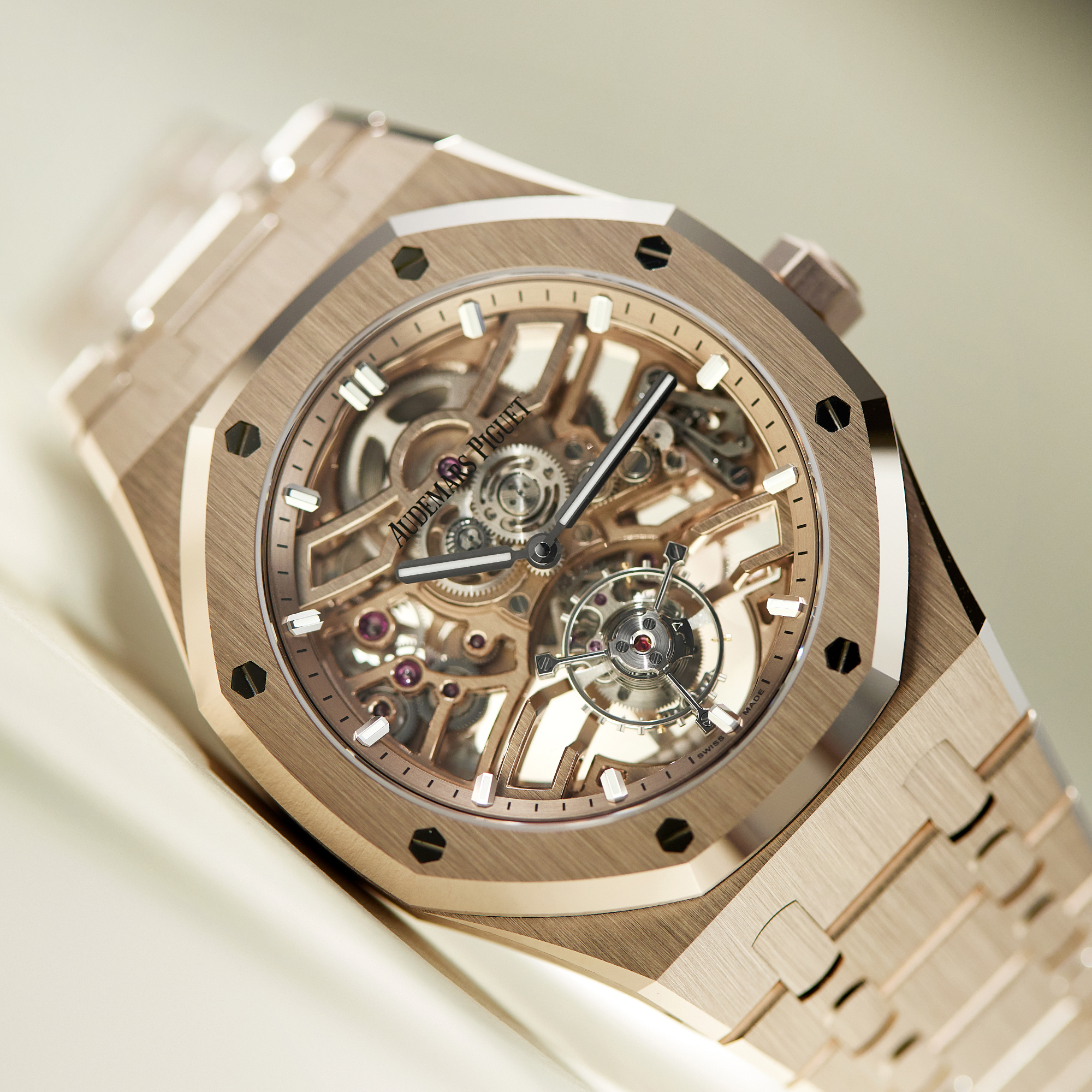 Royal Oak Flying Tourbillon Openworked Sand Gold 41mm Product Image