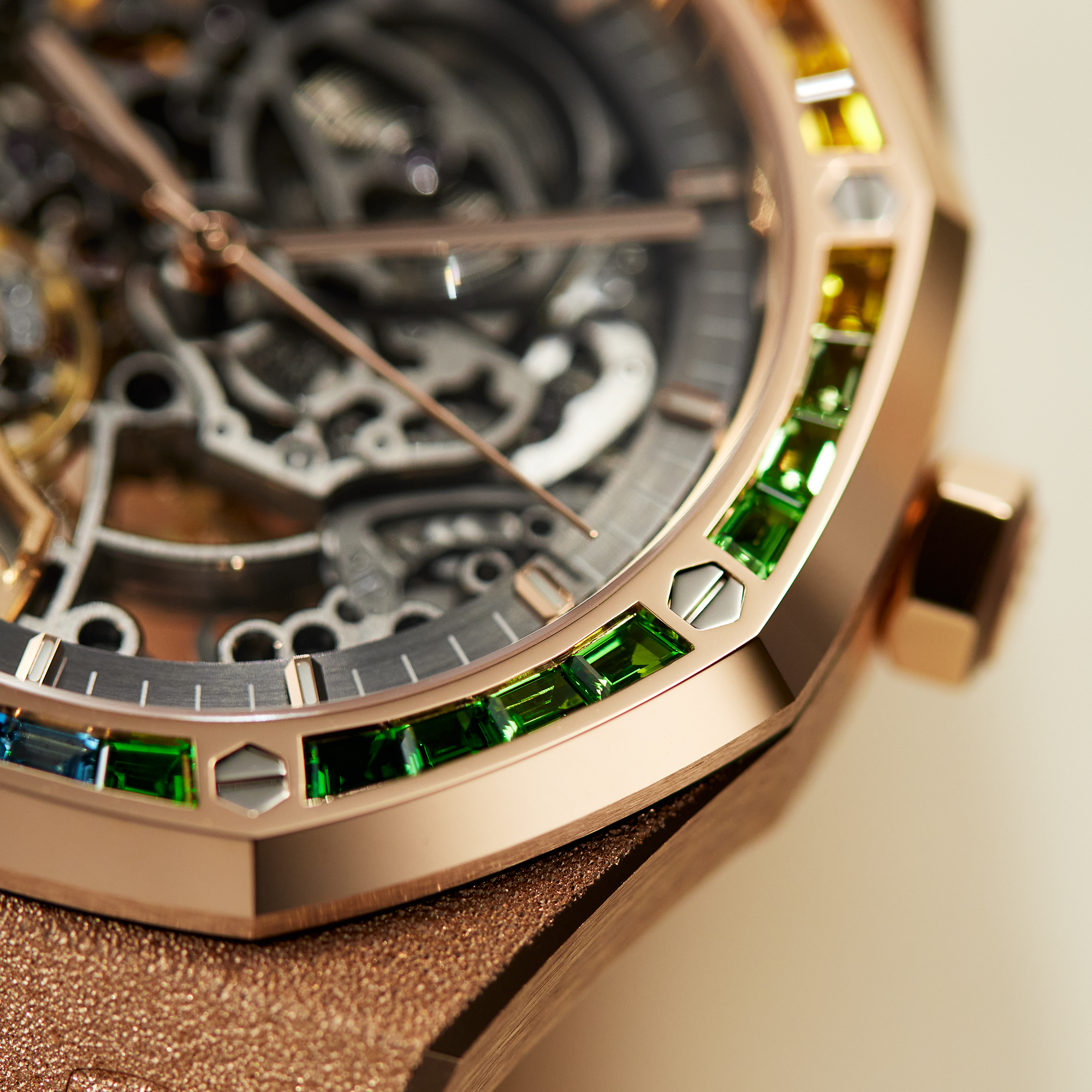 Royal Oak Double Balance Wheel Openworked Rose Gold Rainbow 41mm Product Image