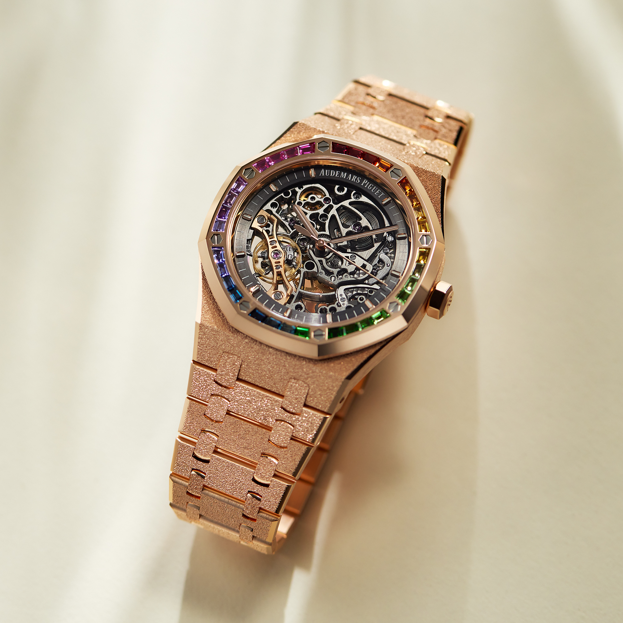 Royal Oak Double Balance Wheel Openworked Rose Gold Rainbow 41mm Product Image