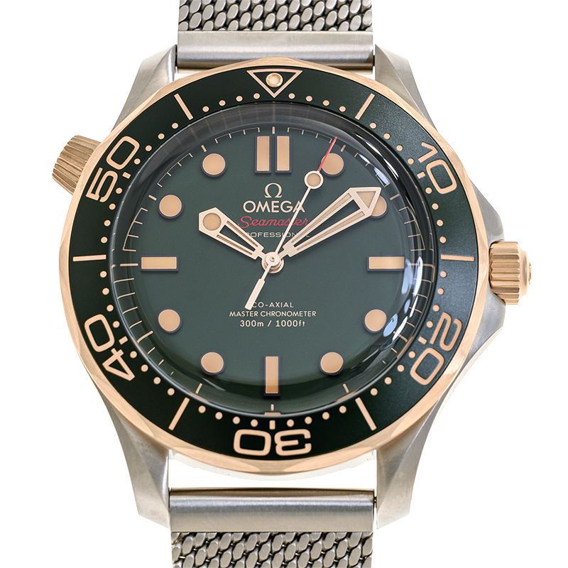 Seamaster Diver 300M Titanium & Bronze Gold Green Dial 42mm Product Image 1